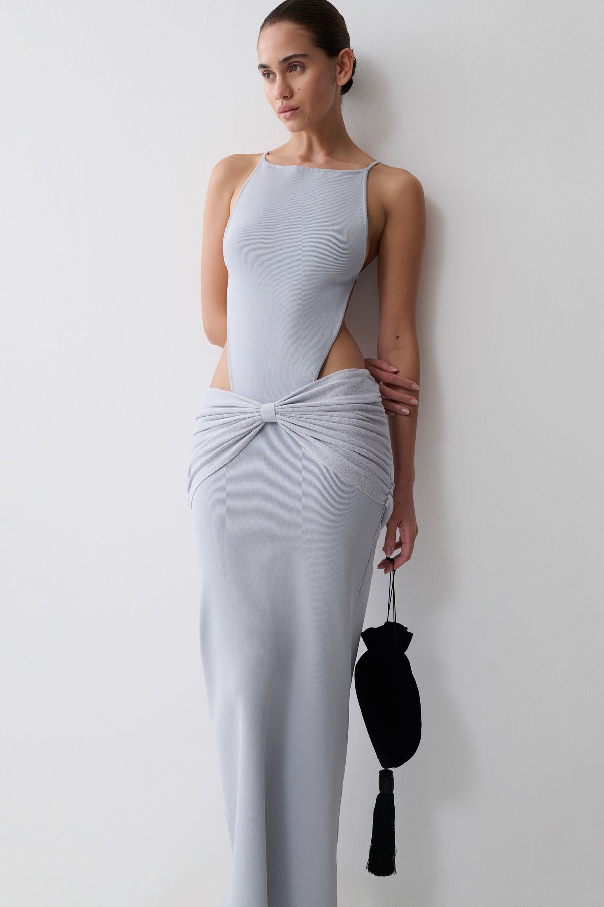 Nathaelie Sleeveless Maxi Dress - Sky Blue #7