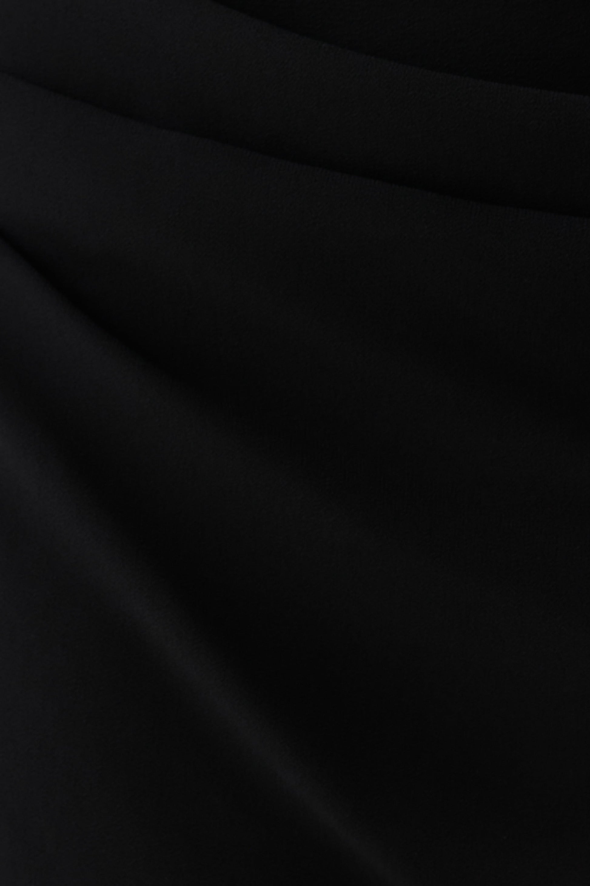 Indie Draped Chiffon Mini Skirt - Black #7