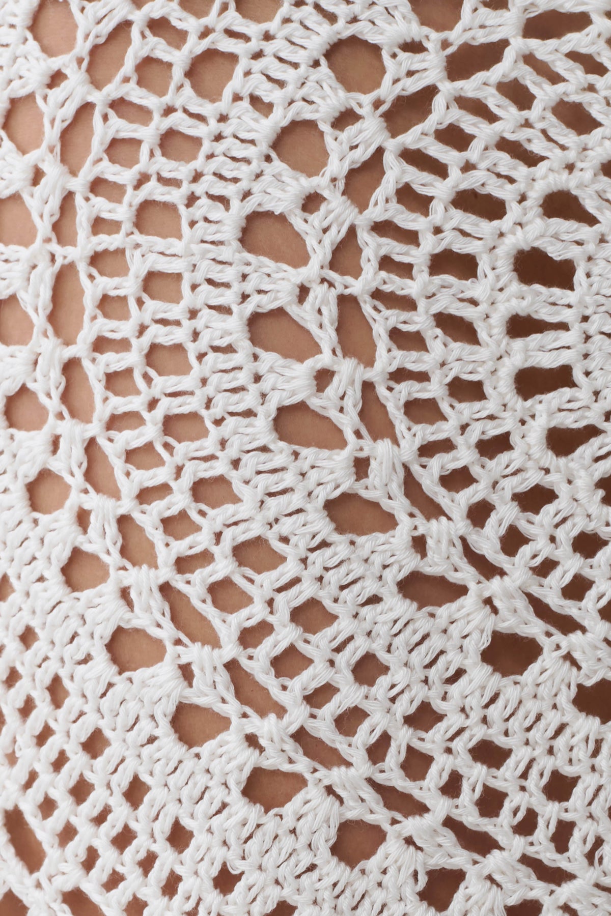 Marvin Crochet Mini Skirt - Ivory #7