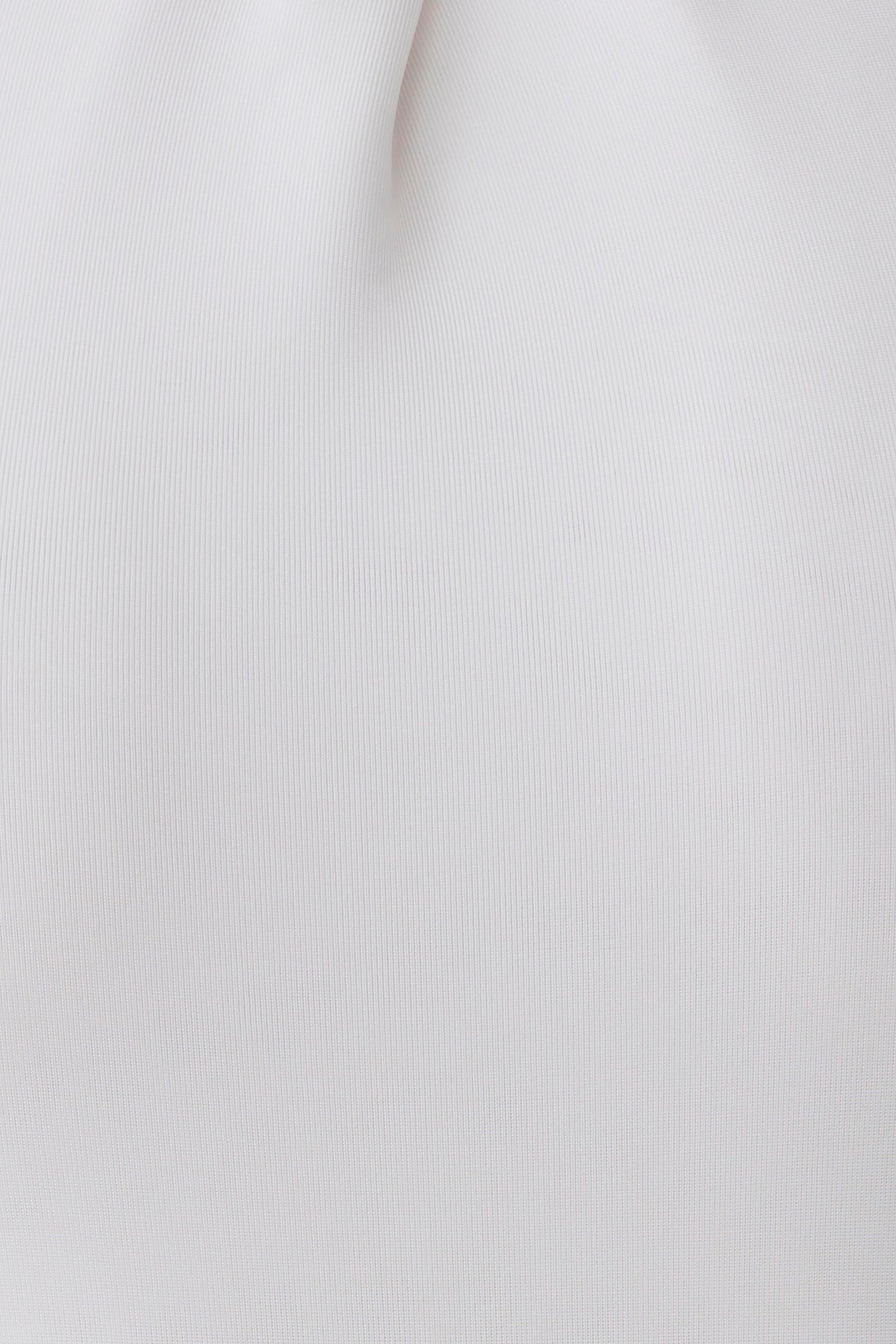 Bambi Twisted Neck Bodysuit - White