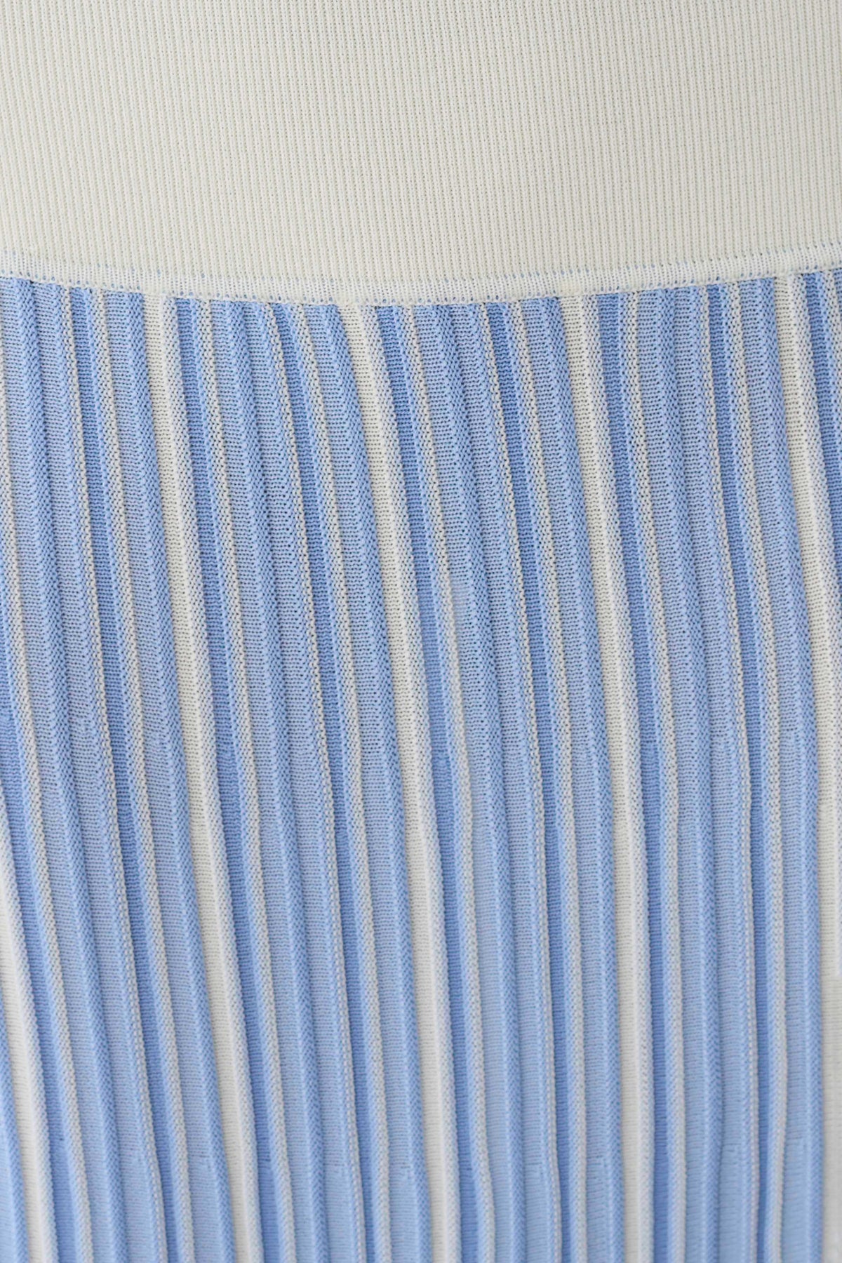 Joyce Stripe Maxi Knit Dress - Blue #6
