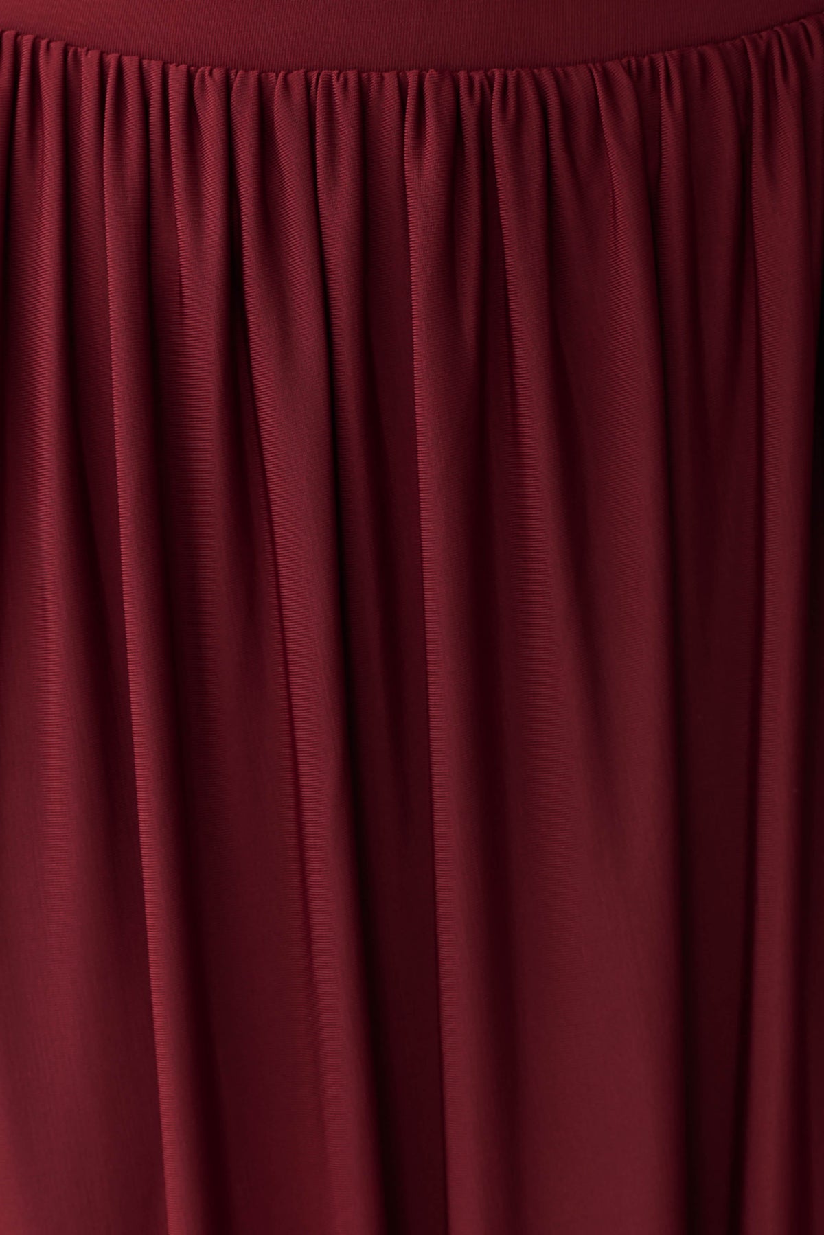 Banks Bubble Hem Midi Skirt - Wine #8