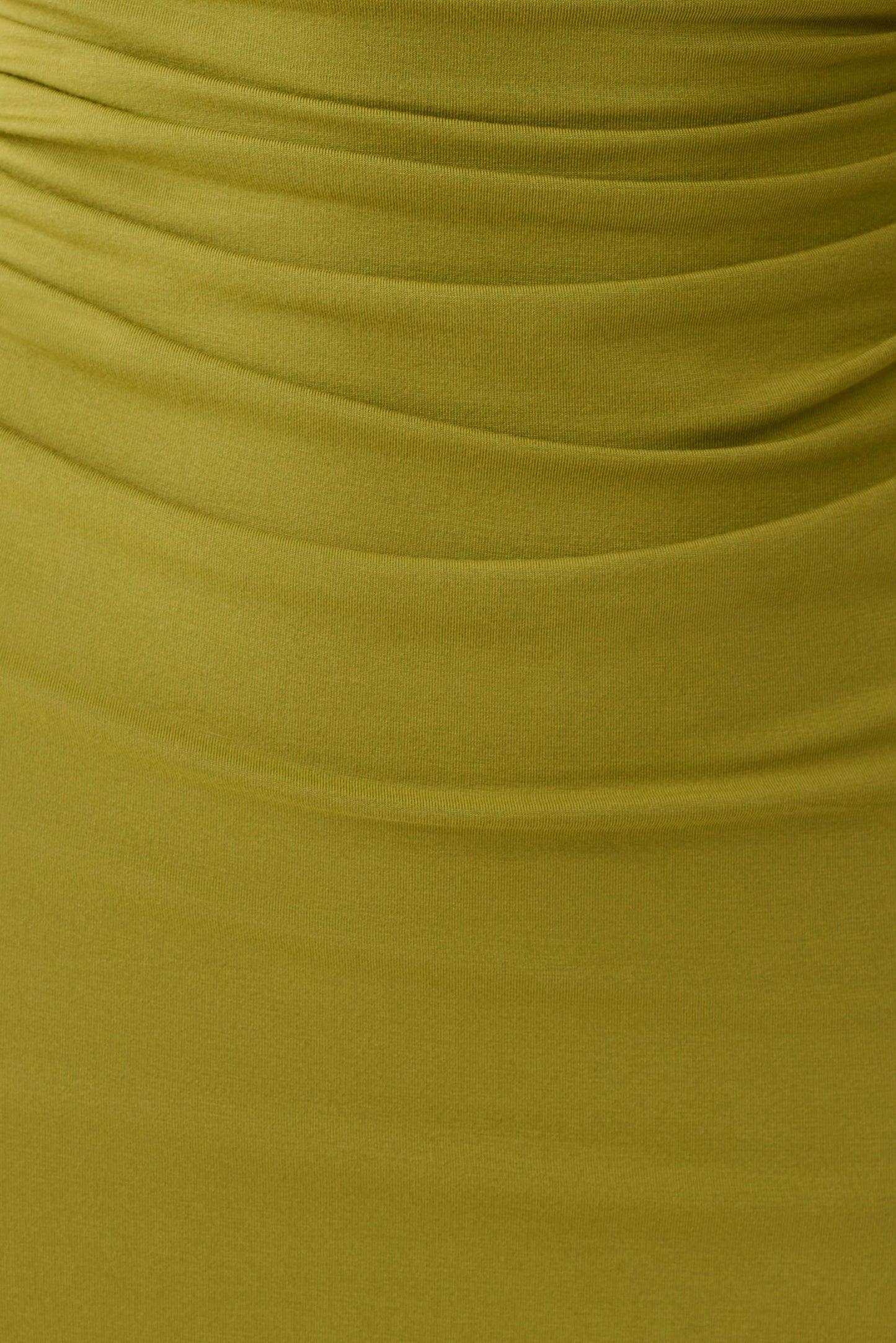 Alize Cupro Knee Length Dress - Martini Olive