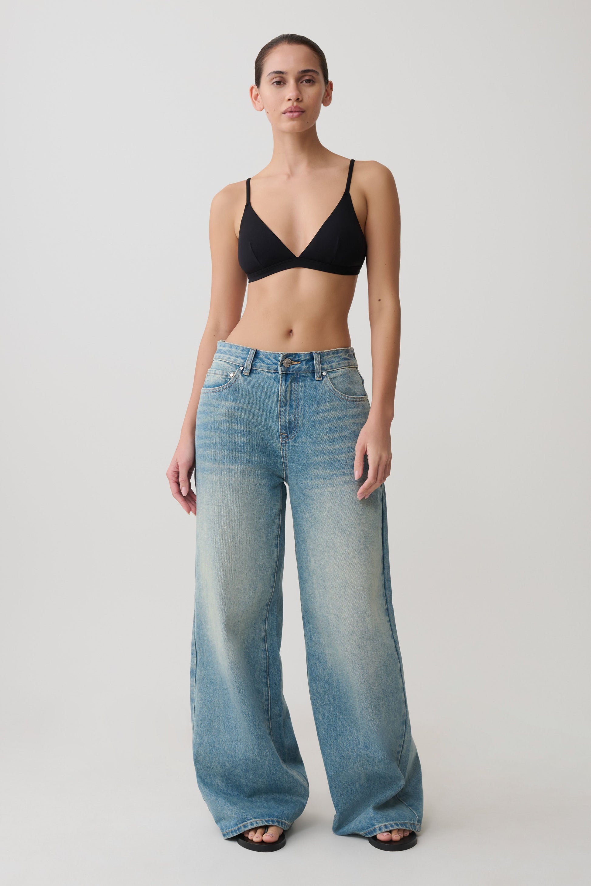 Kels Micro Triangle Bralette - Black #9