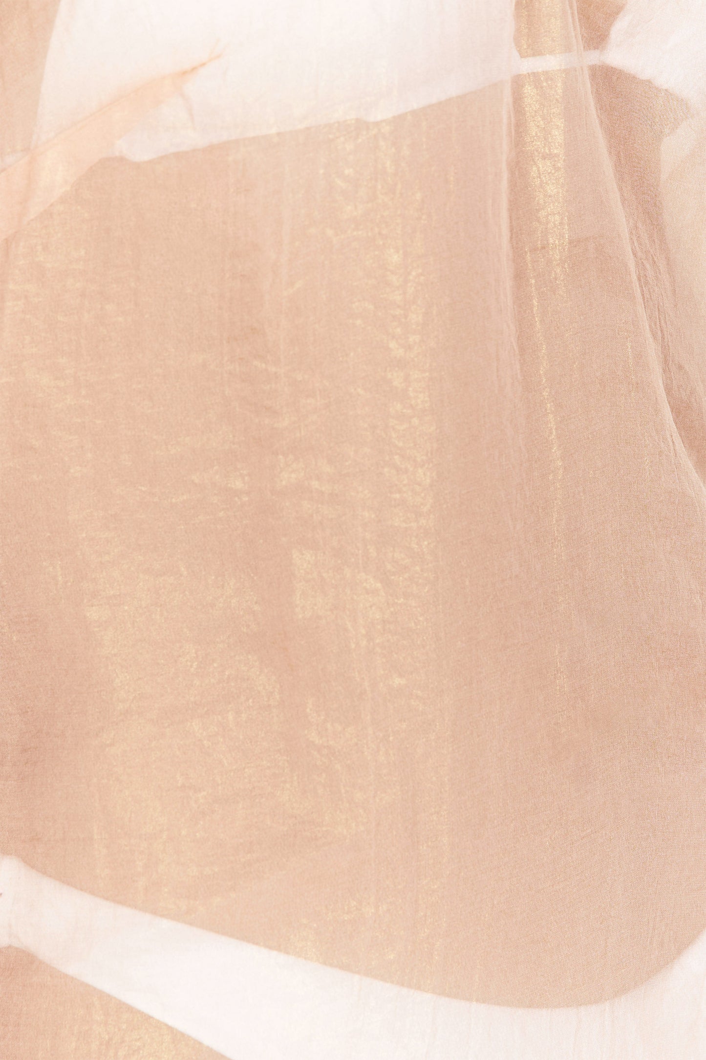 Phoebe Sheer Iridescent Maxi Dress - Peach