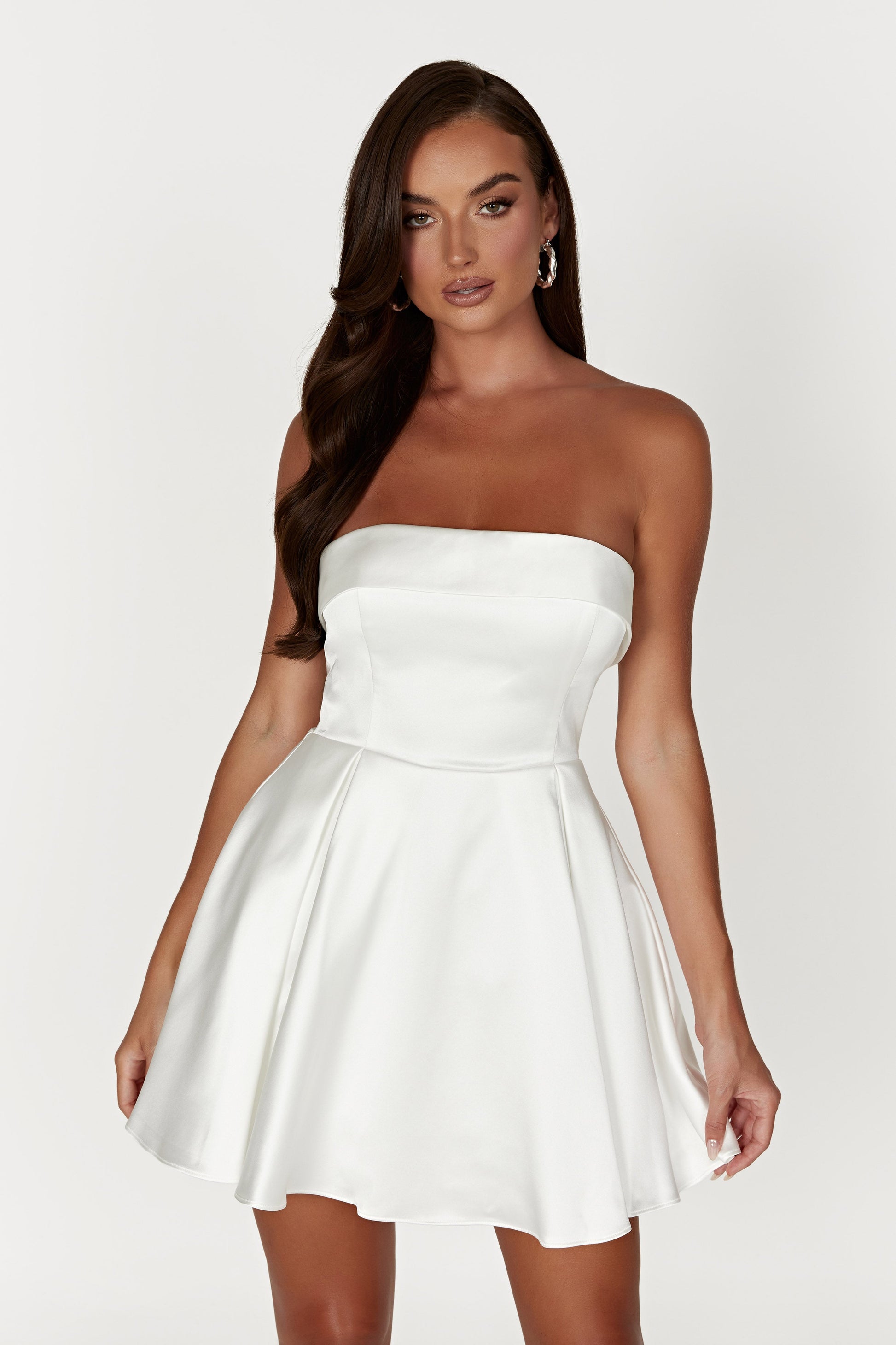 Eileen Mini Dress - White #4