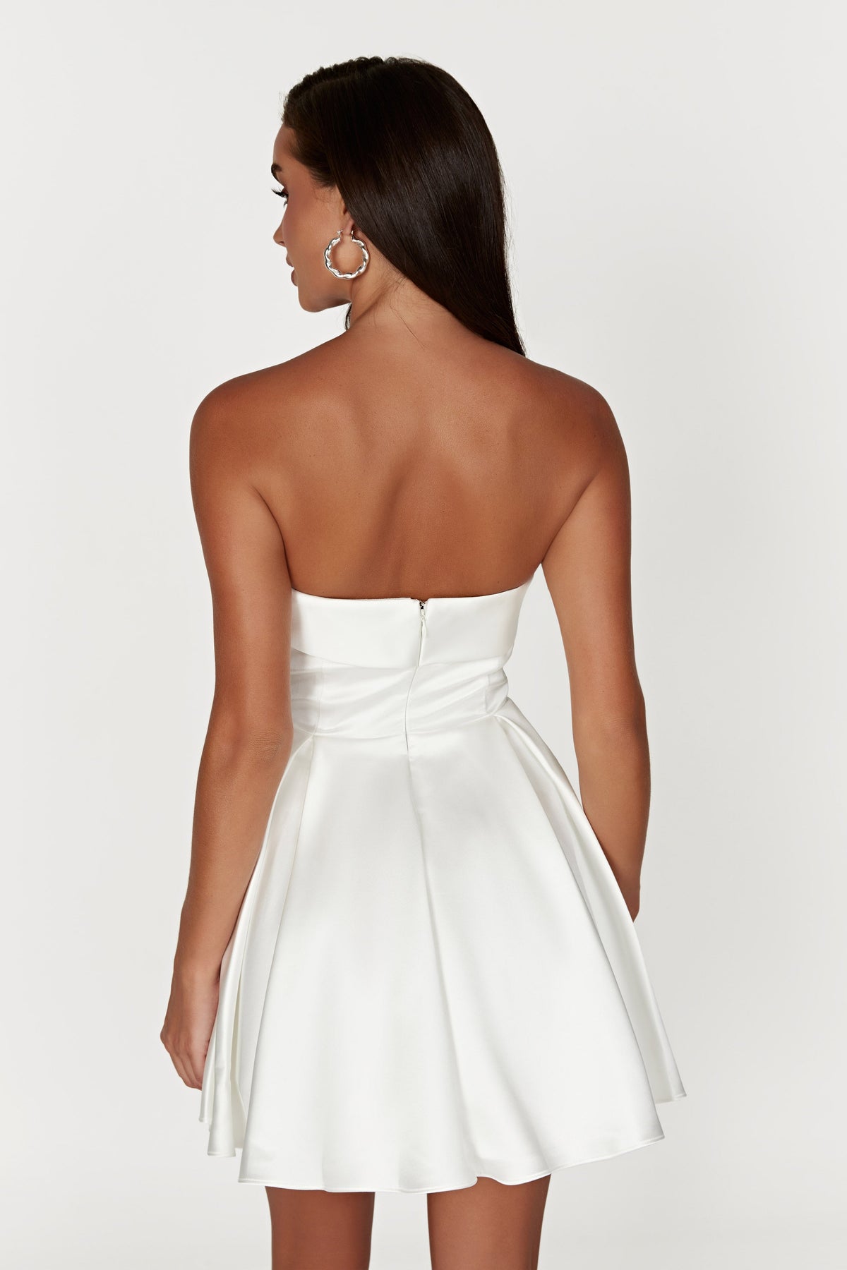 Eileen Mini Dress - White #3