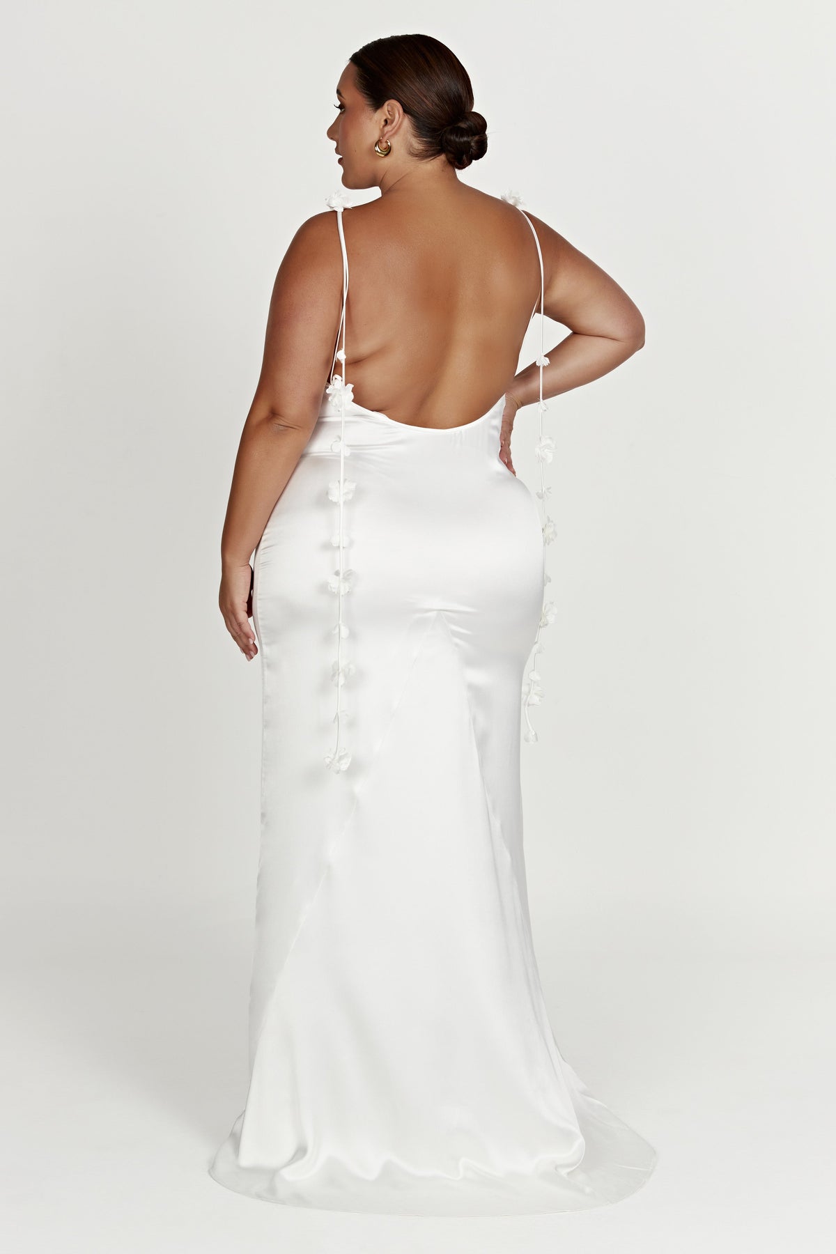 Elenora Rose Gown - White #9