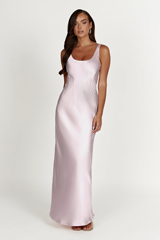 Arora Corset Maxi Dress - Crystal Rose