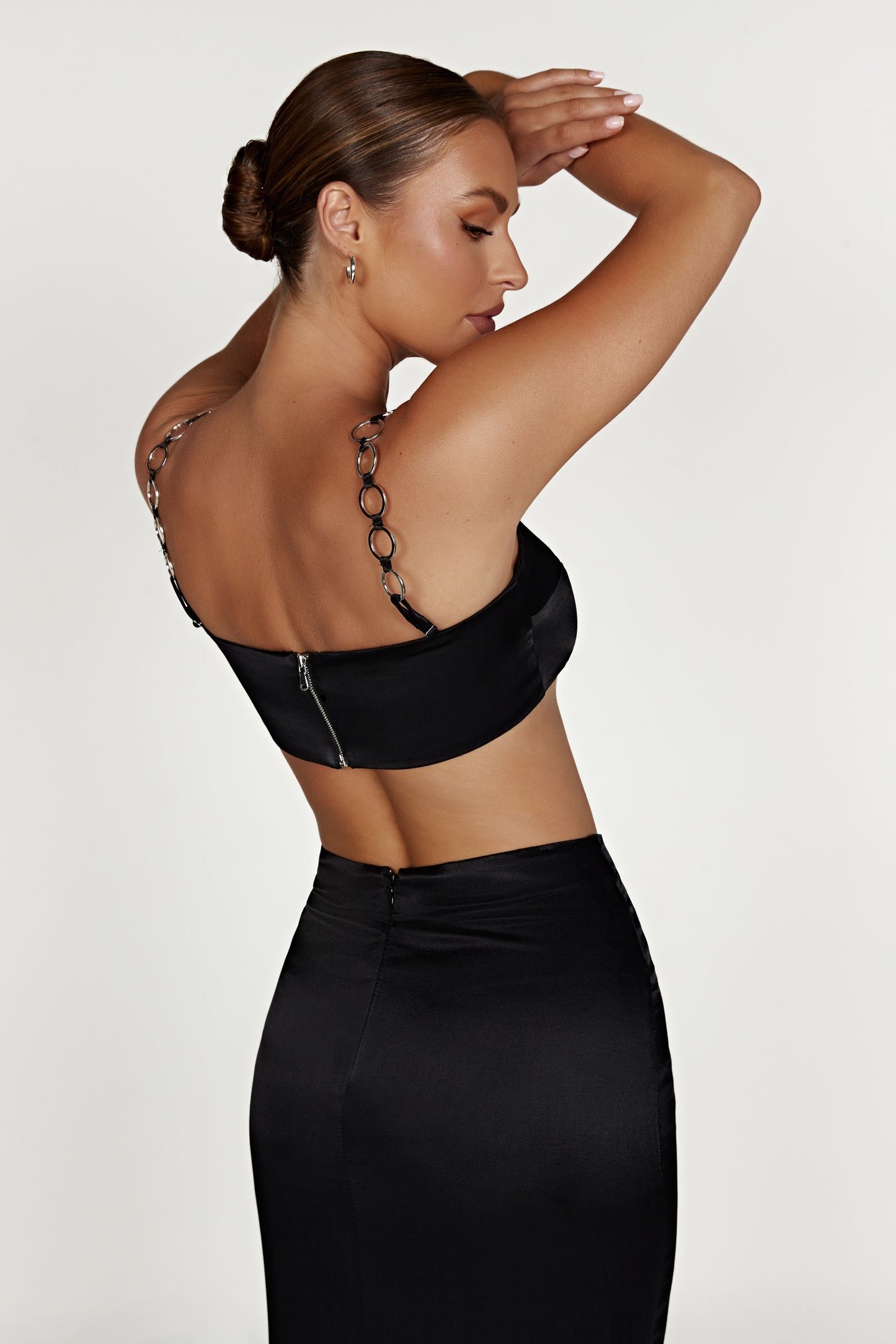 Pyper Ring Crop Top - Black