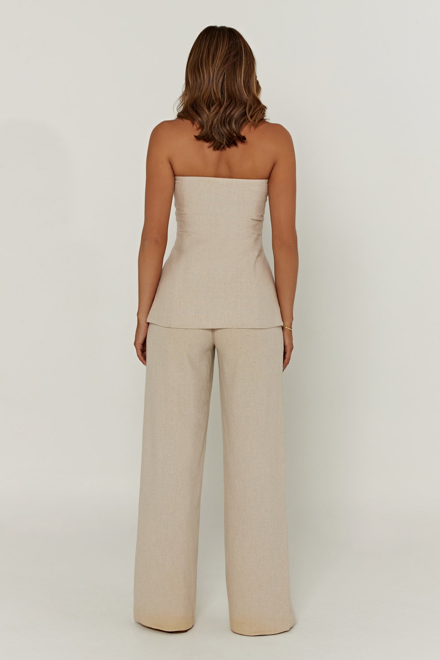 Adina Linen Pant - Natural