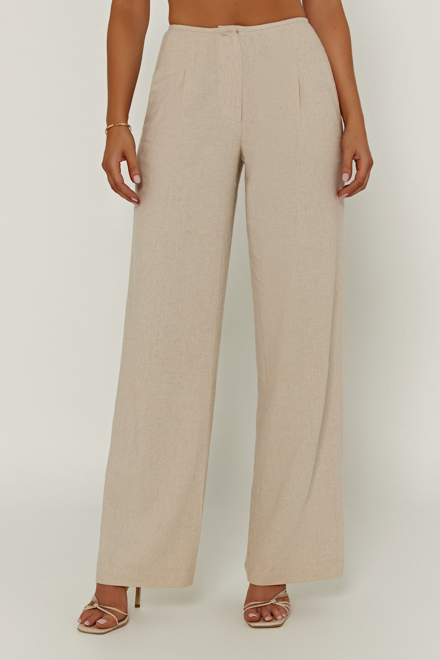 Adina Linen Pant - Natural