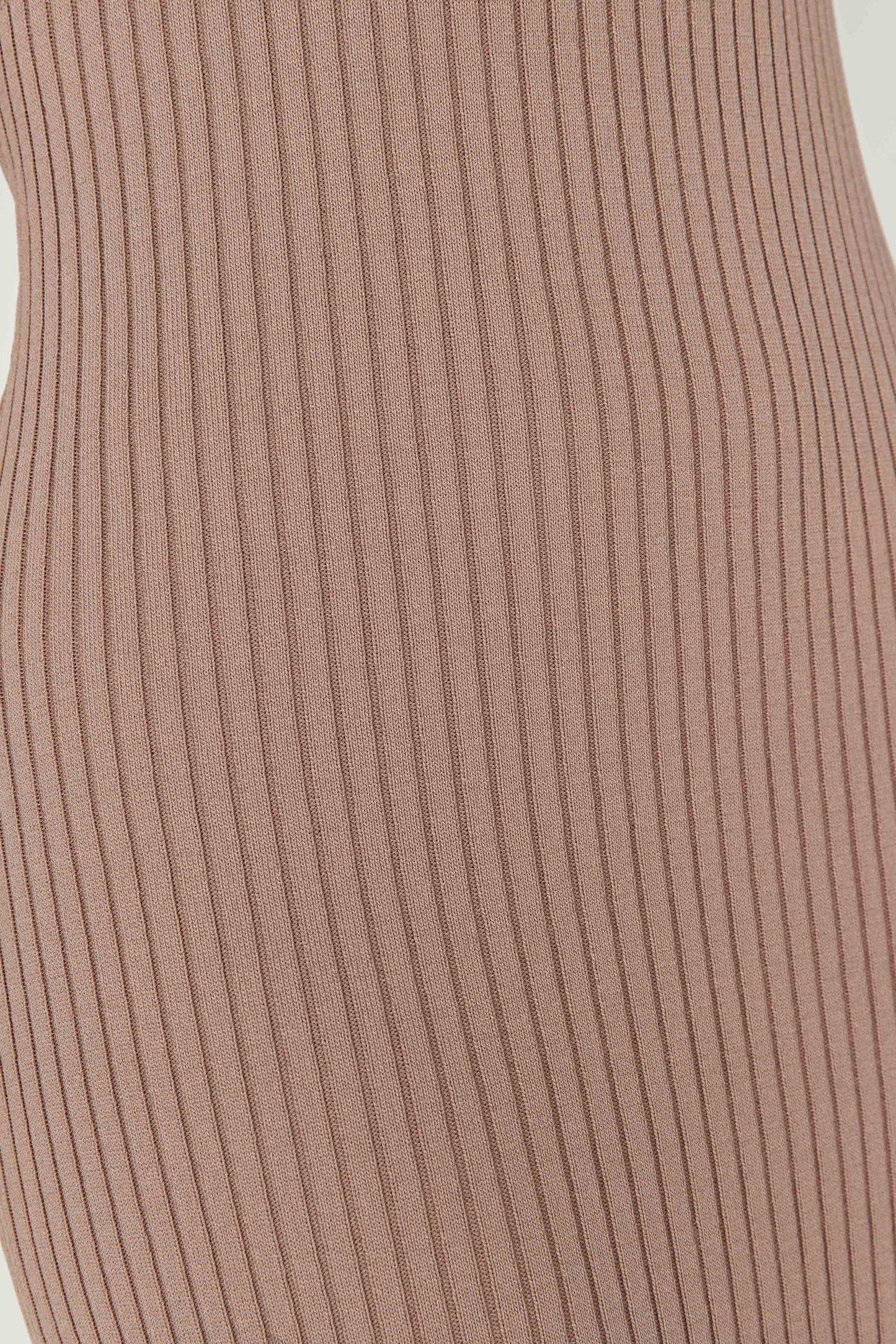 Avalon Backless Knit Midi Dress - Taupe