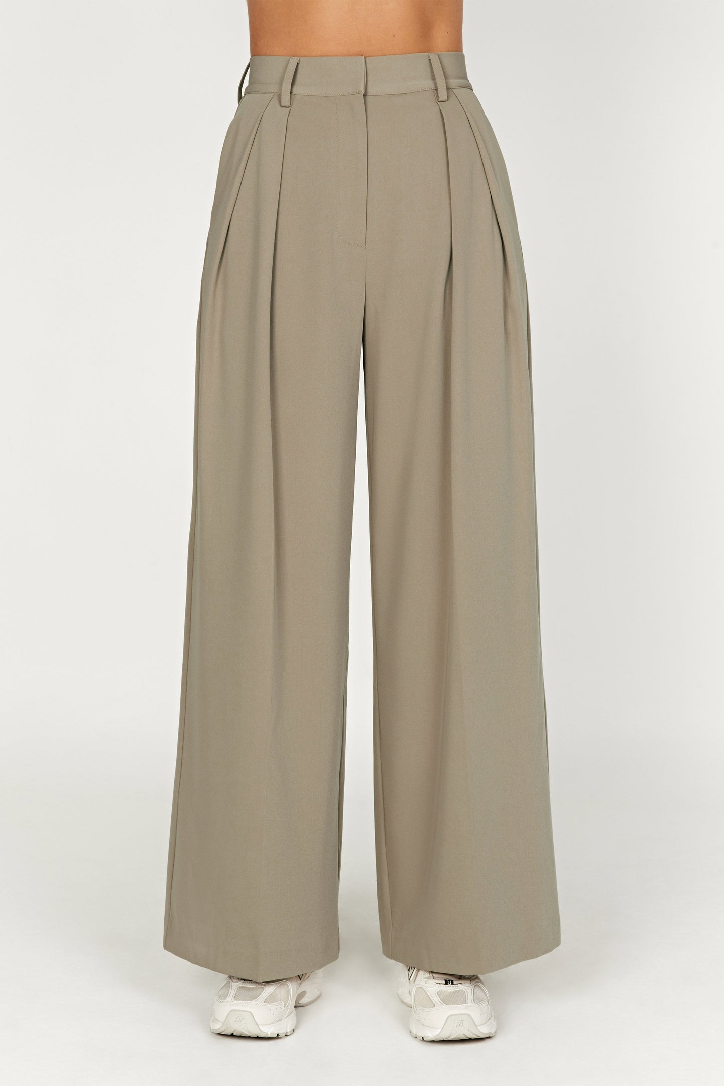 Jemima Straight Leg Pants - Olive