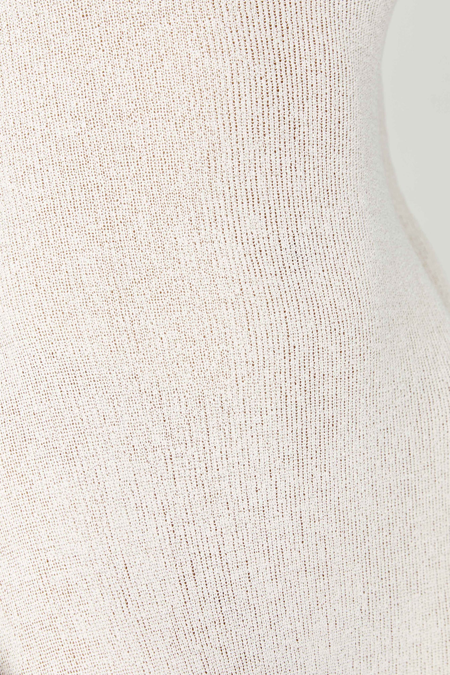 Talia Maxi Open Back Knit Dress - Ivory
