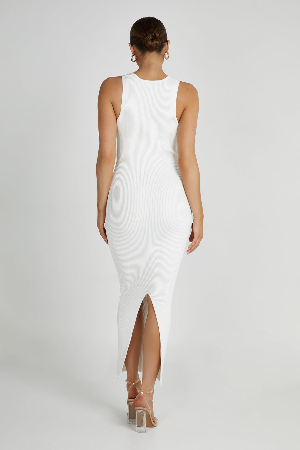 Kaesha Knit Maxi Dress - White