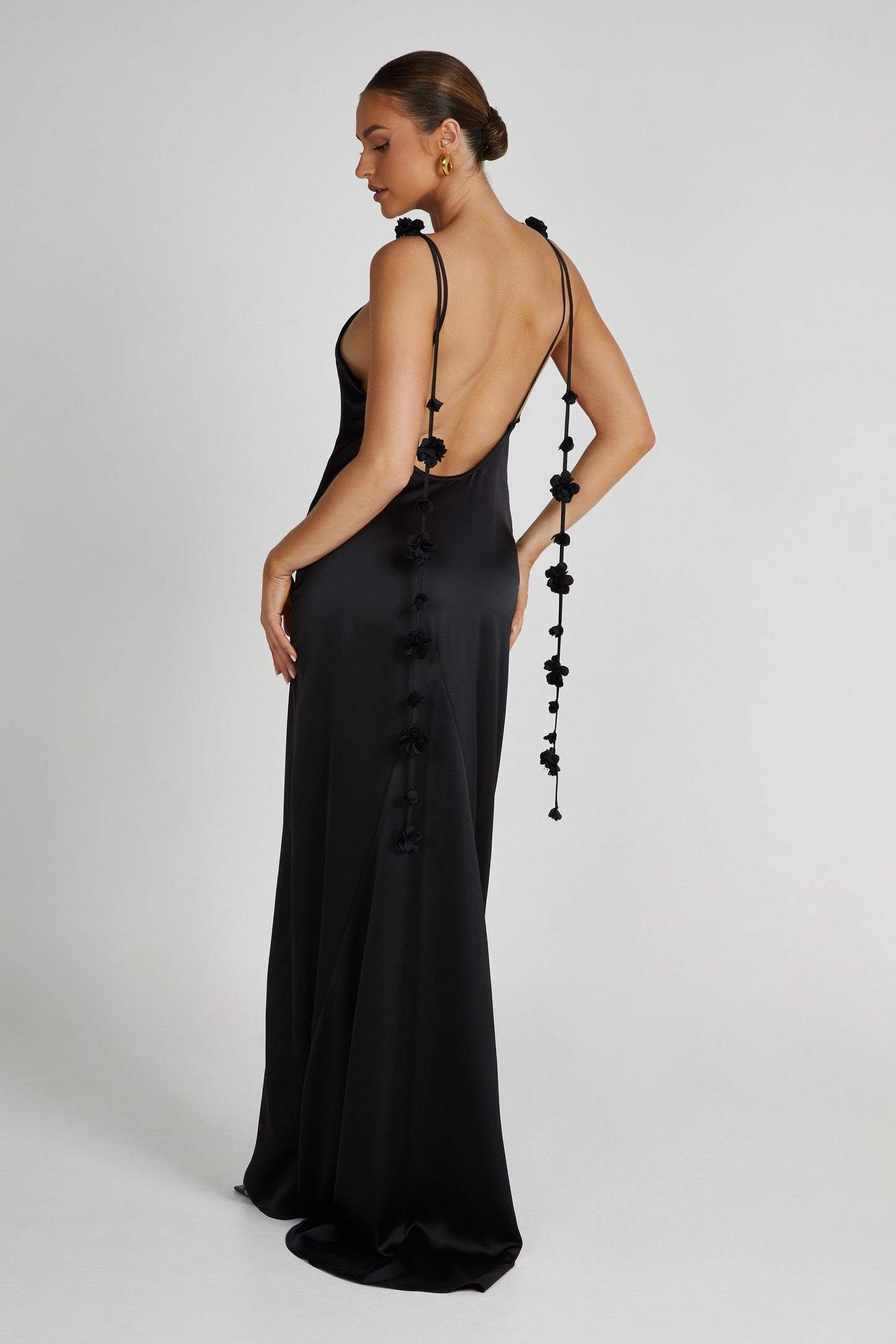 Elenora Rose Gown - Black