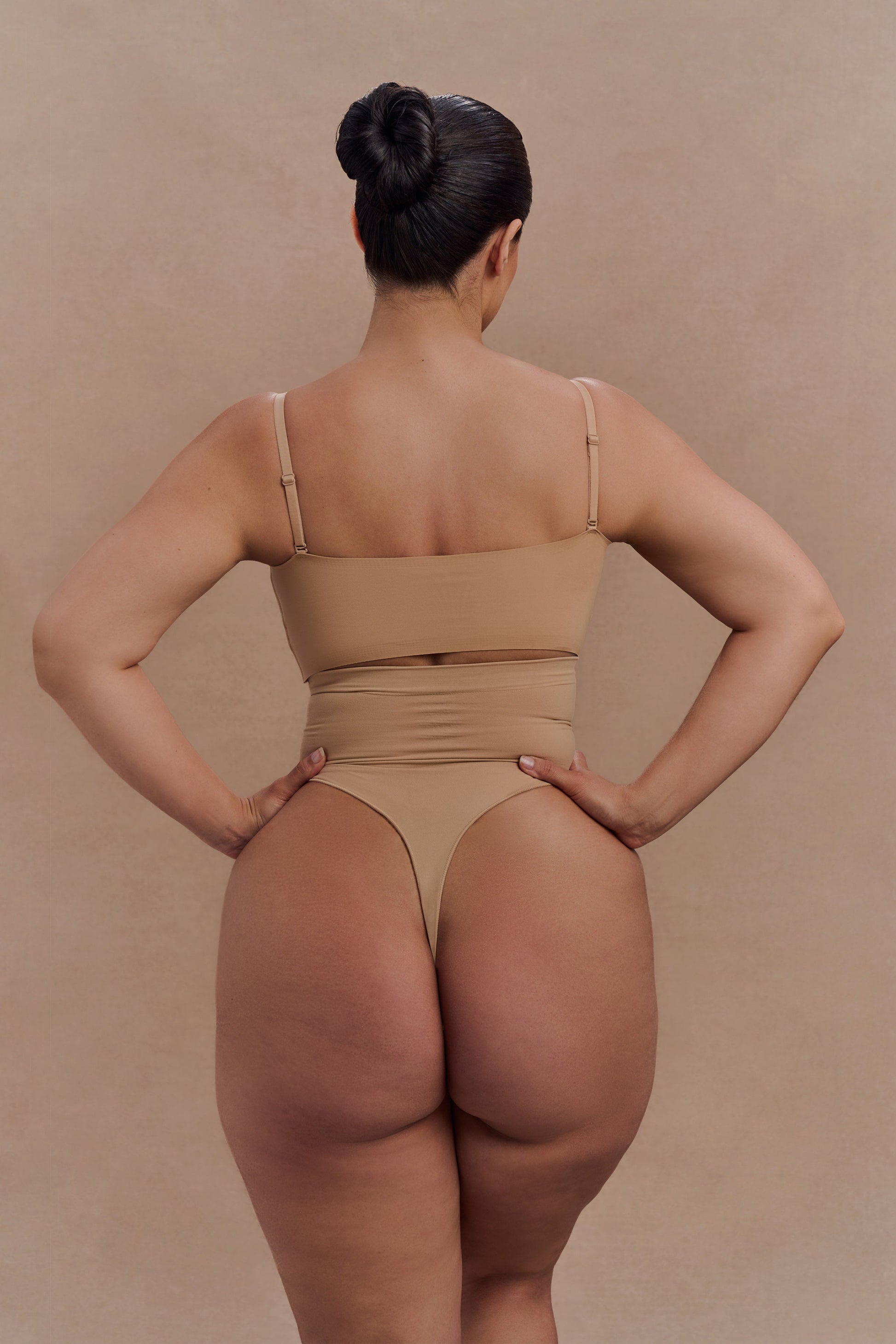 Saria High Waist Shapewear Briefs - Beige #2