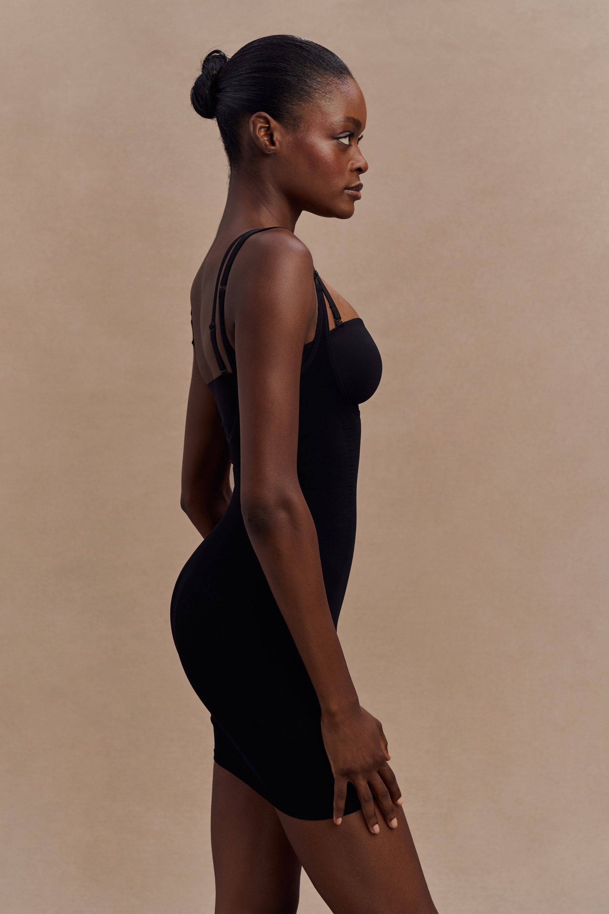 Jocelyn Backless Shapewear Mini Dress - Black #4