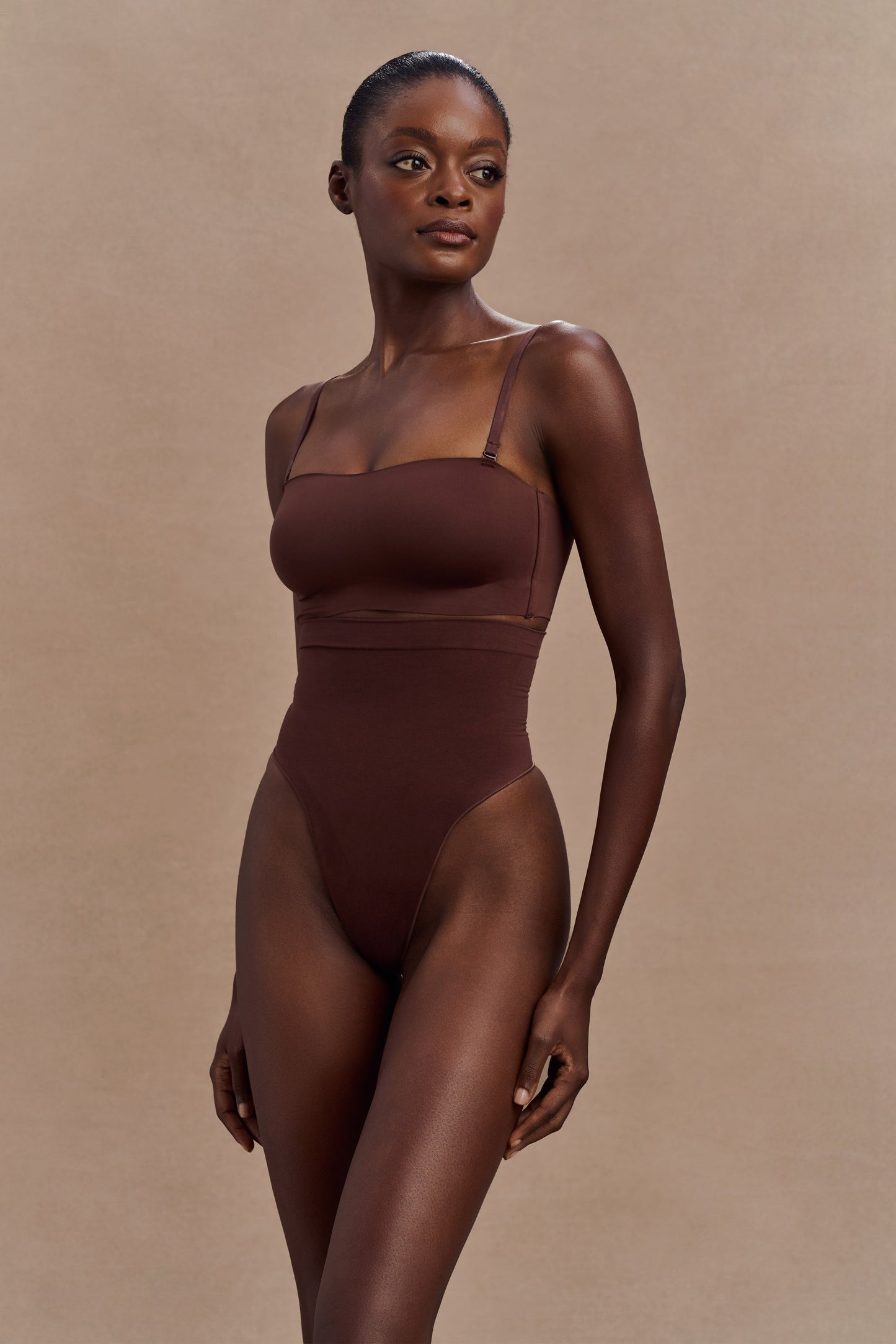 Joanna Strapless Shapewear Bra - Espresso