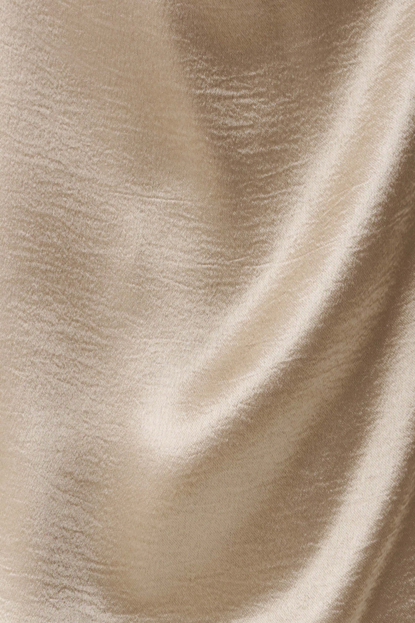 Cleo Satin Halter Top - Gold