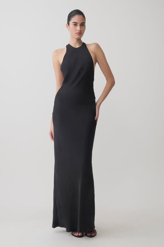 black casual maxi dress uk Flowy Black Maxi Dress - Casual Dresses