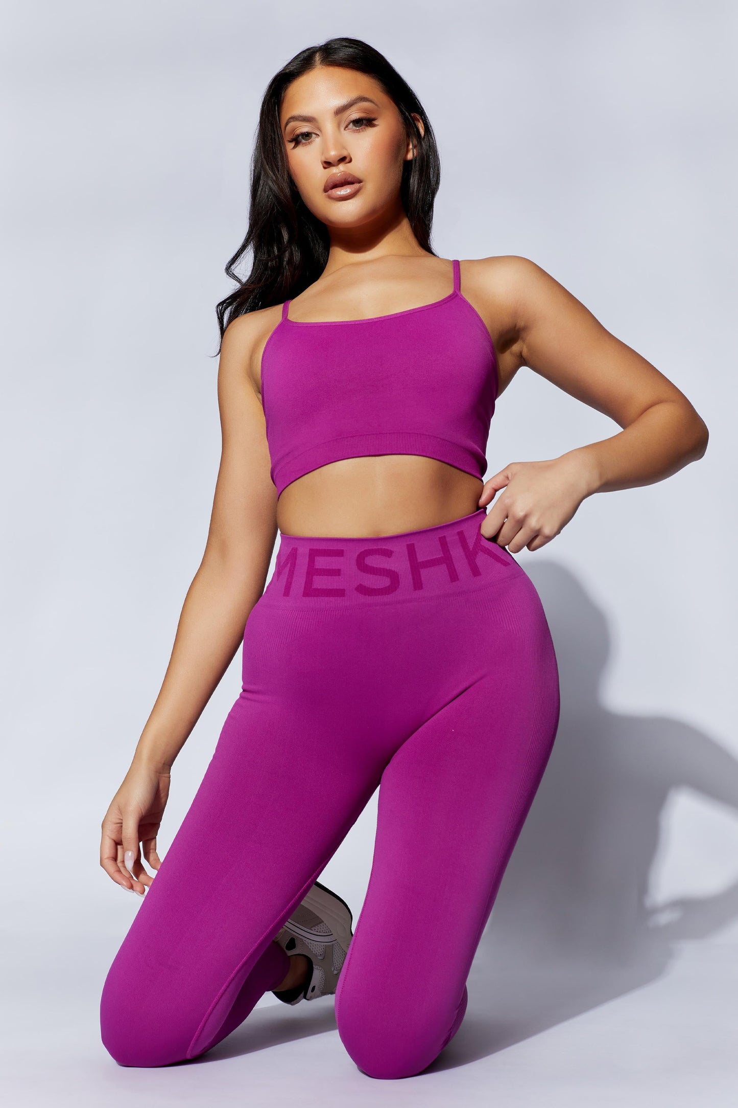 Lanie Scoop Neck Tank Top - Violet