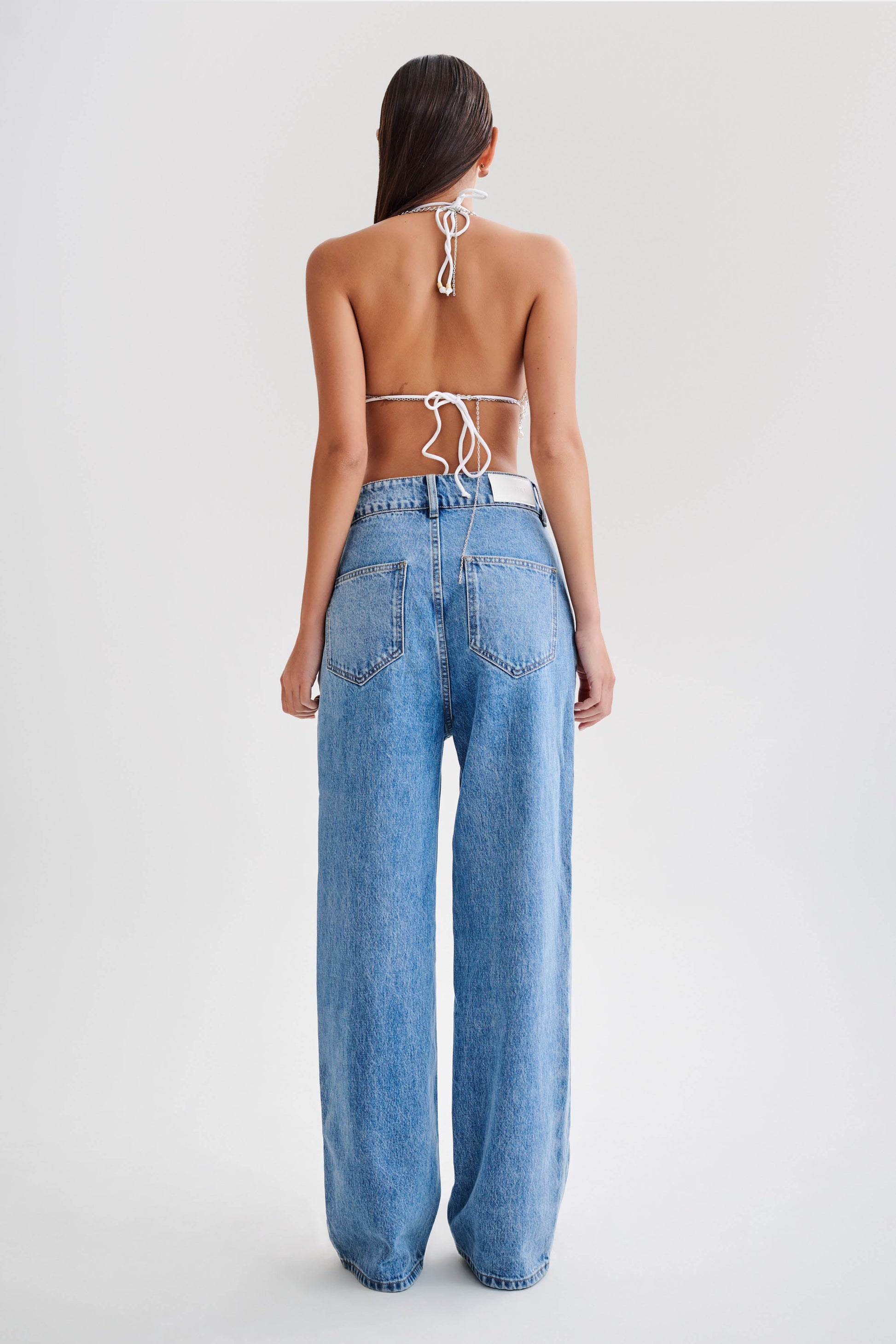 Gretchen Pearl Halter Top - Pearl #8