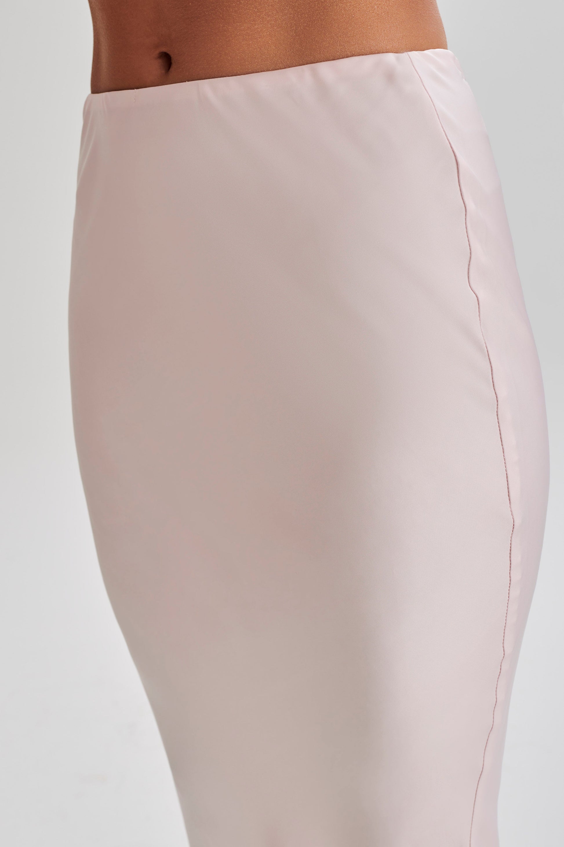 Violeta Satin Maxi Skirt - Fairy Floss Pink #2