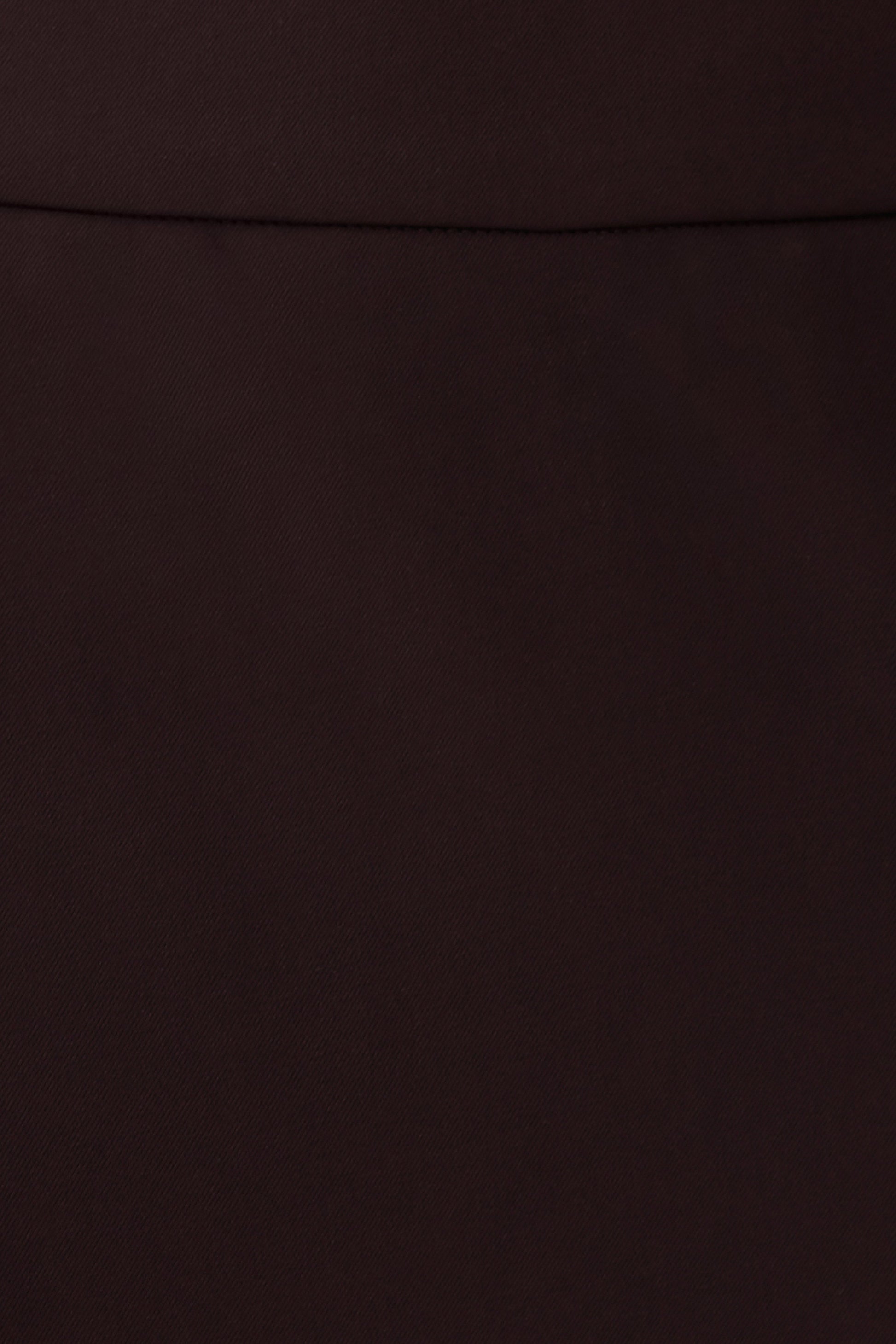Brooke Suiting Midi Skirt - Burgundy #6