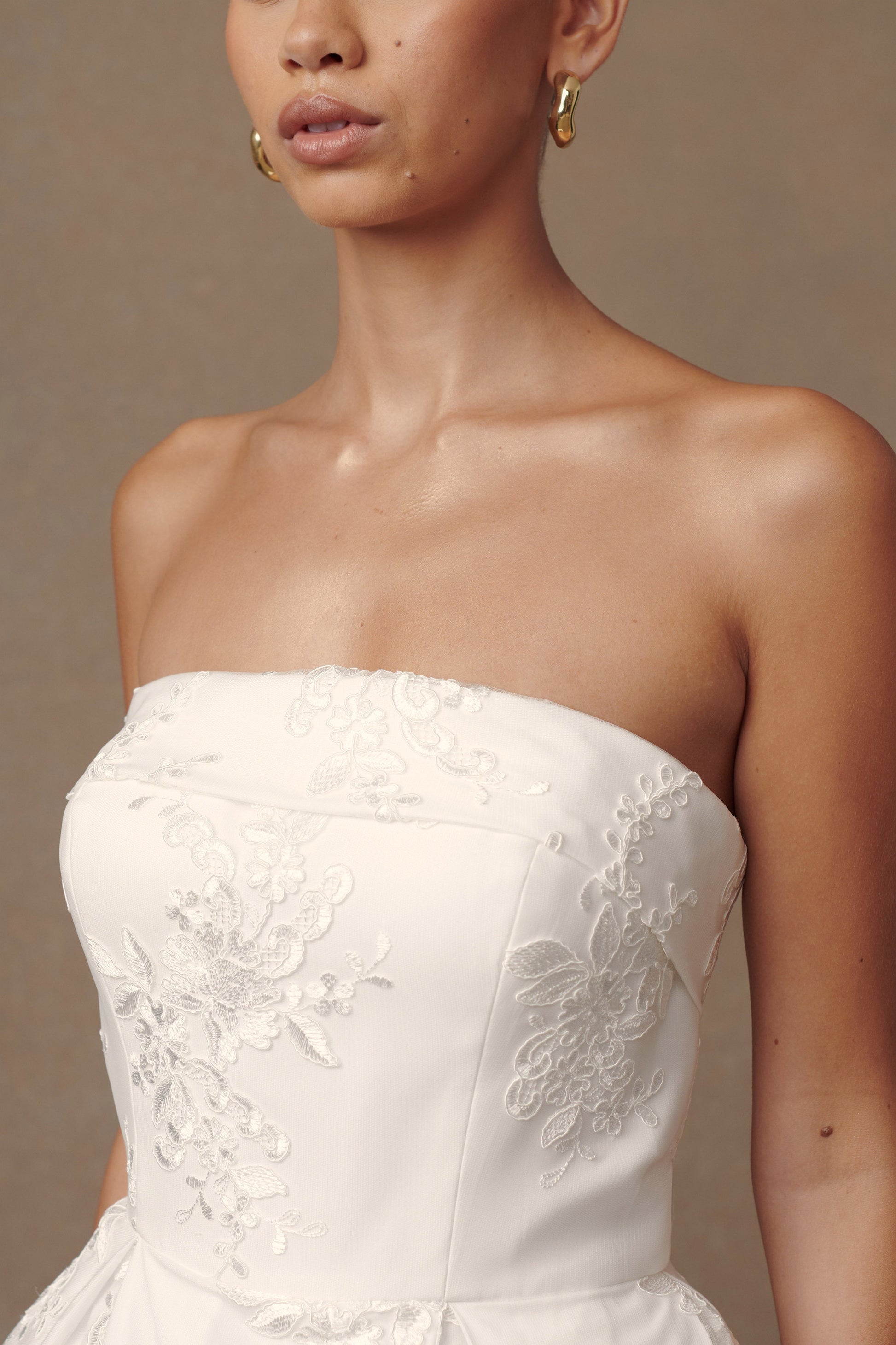 Eileen Lace Mini Dress - White #2