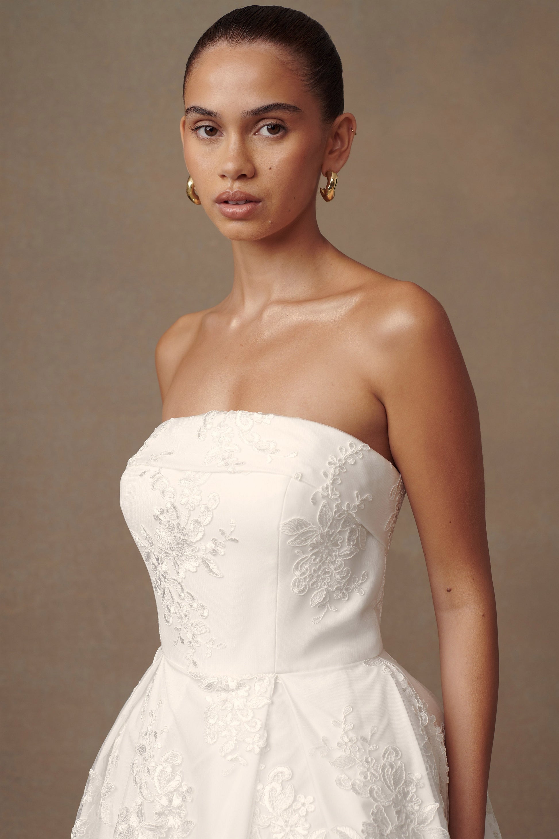 Eileen Lace Mini Dress - White #8