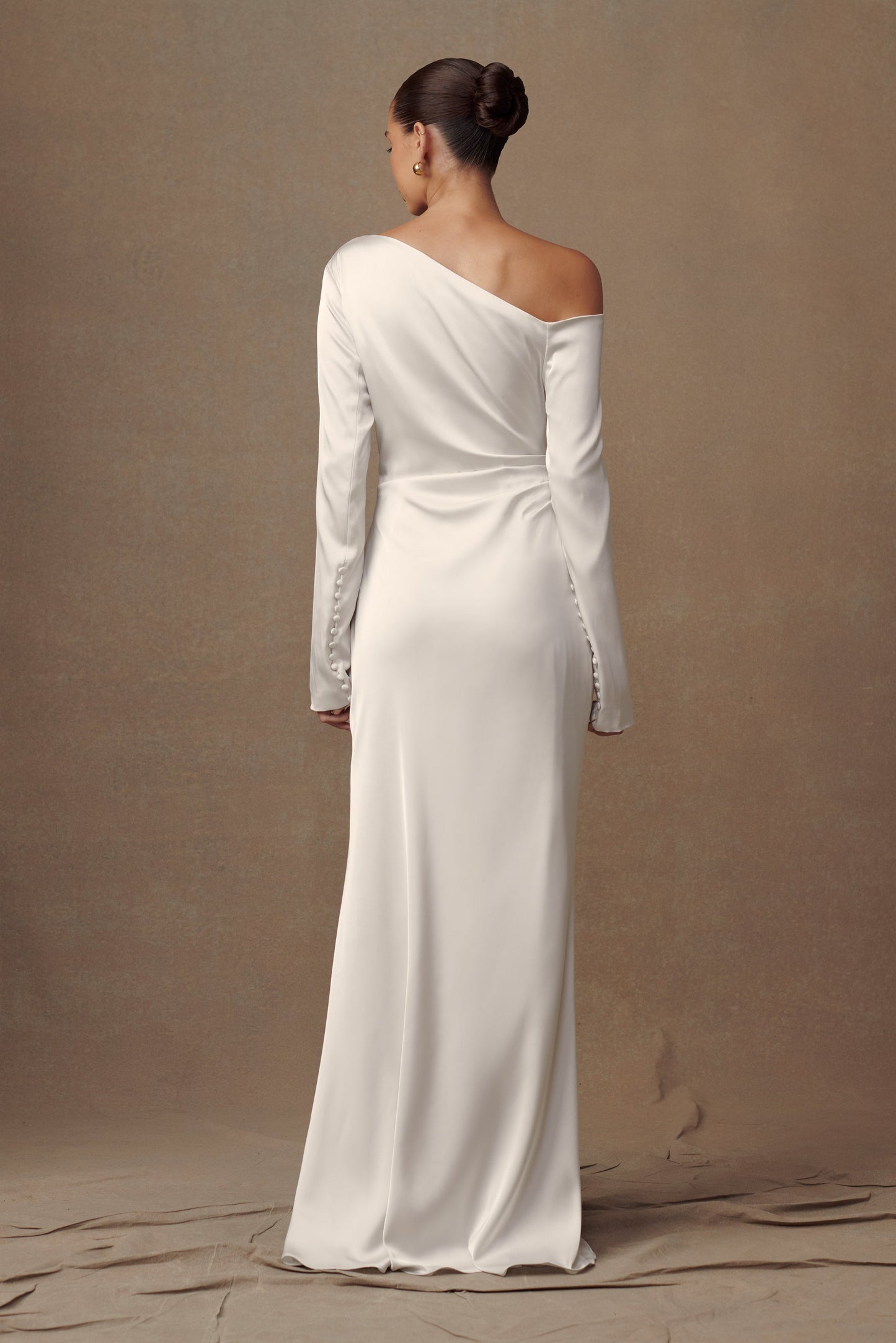 Avery Long Sleeve Maxi Dress - Ivory