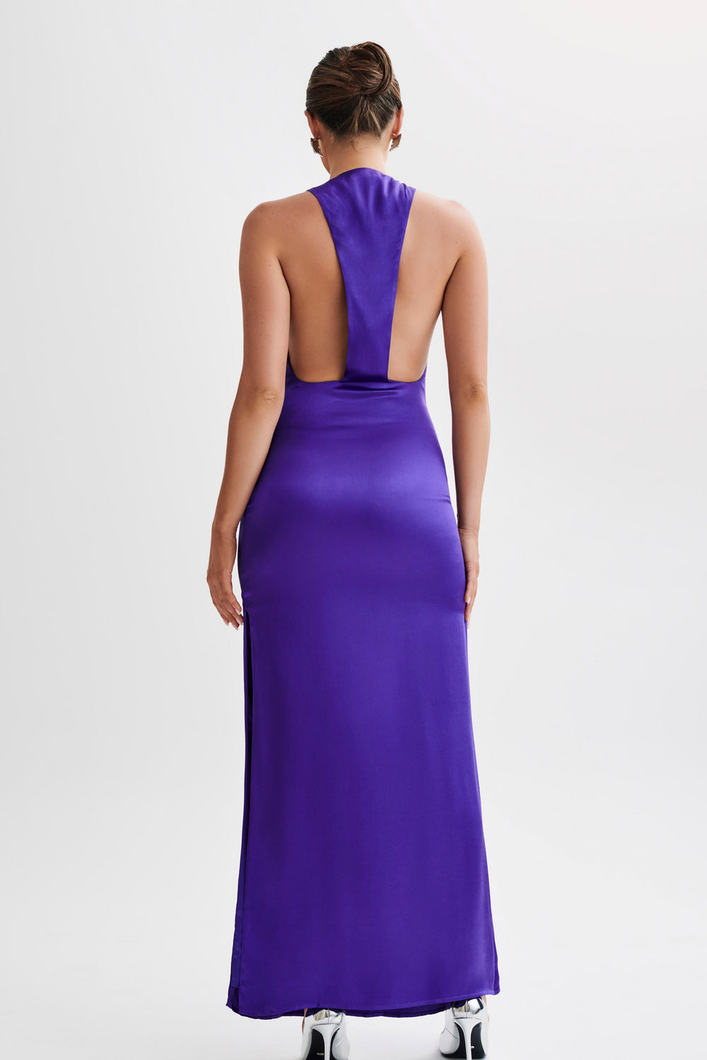 Jacquelyn Racerback Maxi Dress - Deep Purple