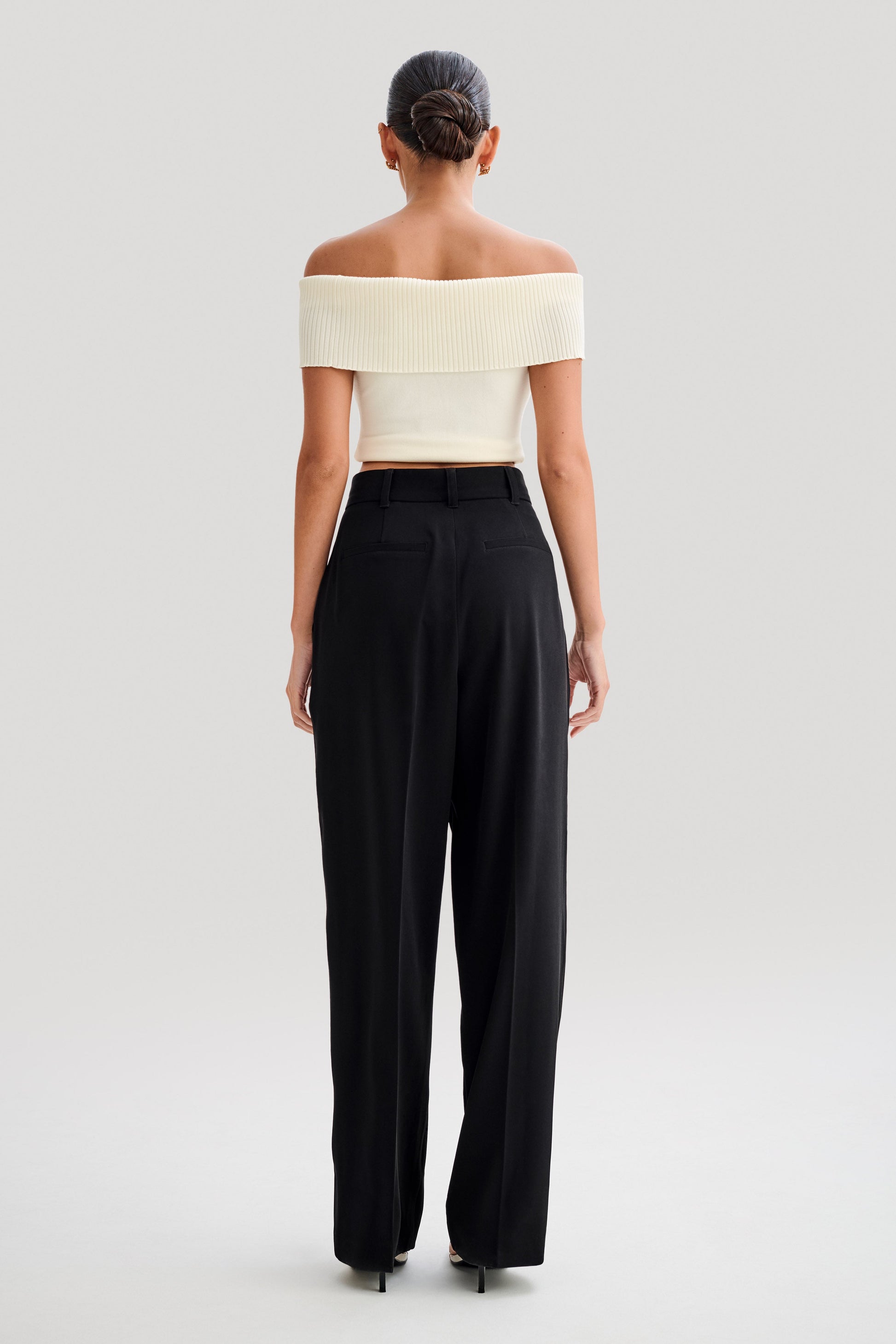 Amelie Suiting Straight Leg Pants - Black #8