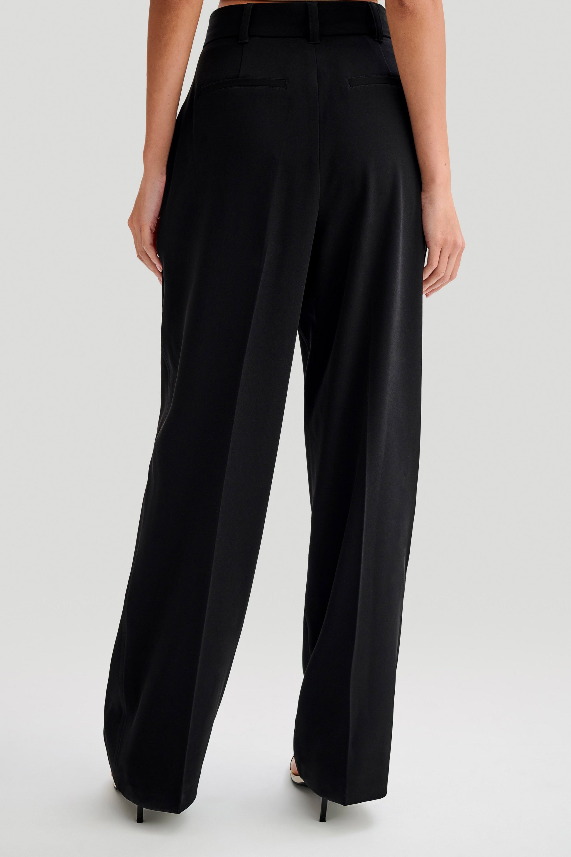 Amelie Suiting Straight Leg Pants - Black #3