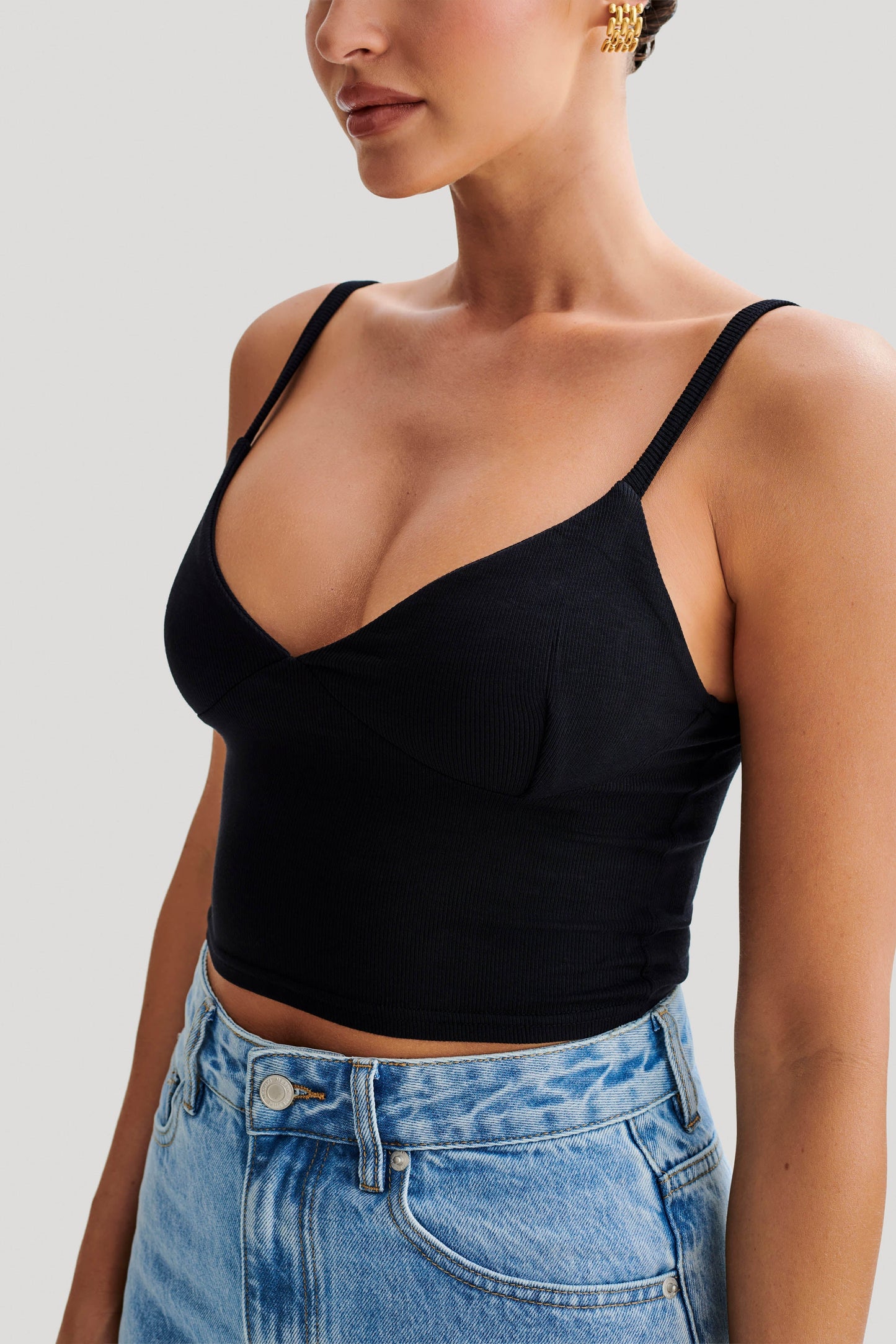 Porter Modal Cami Top - Black