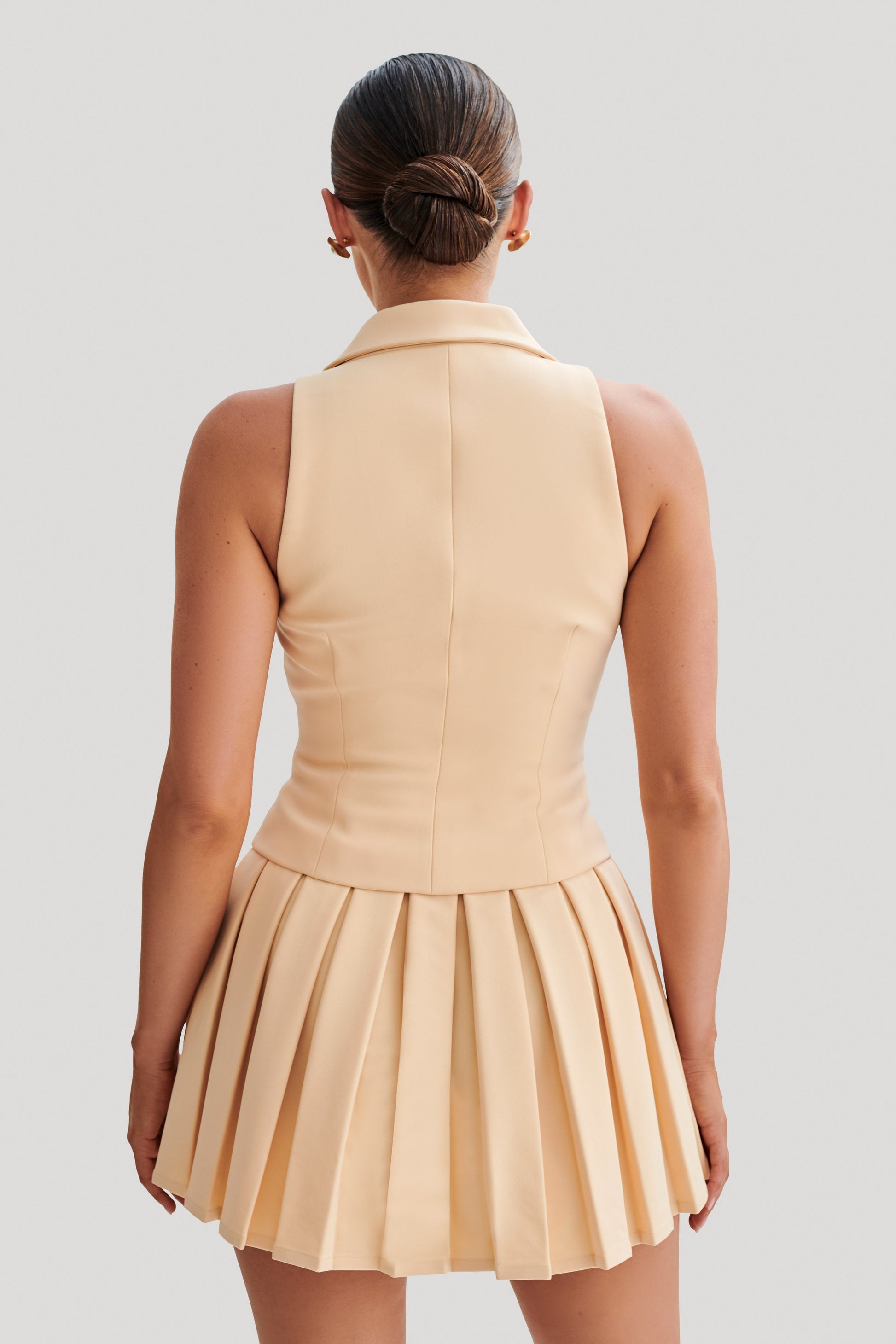 Mura Suiting Vest - Peach #3