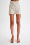 Massima Linen Shorts - White
