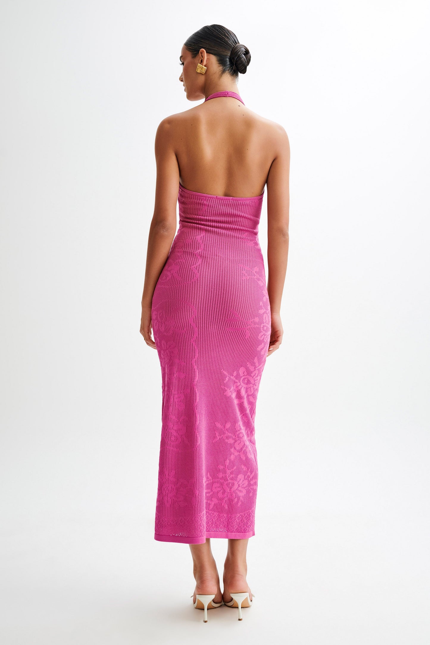 Patrizia Knit Halter Maxi Dress - Violet