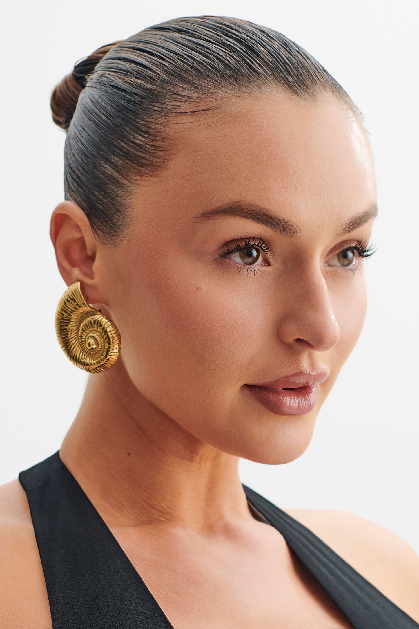 Siren Shell Earrings - Gold