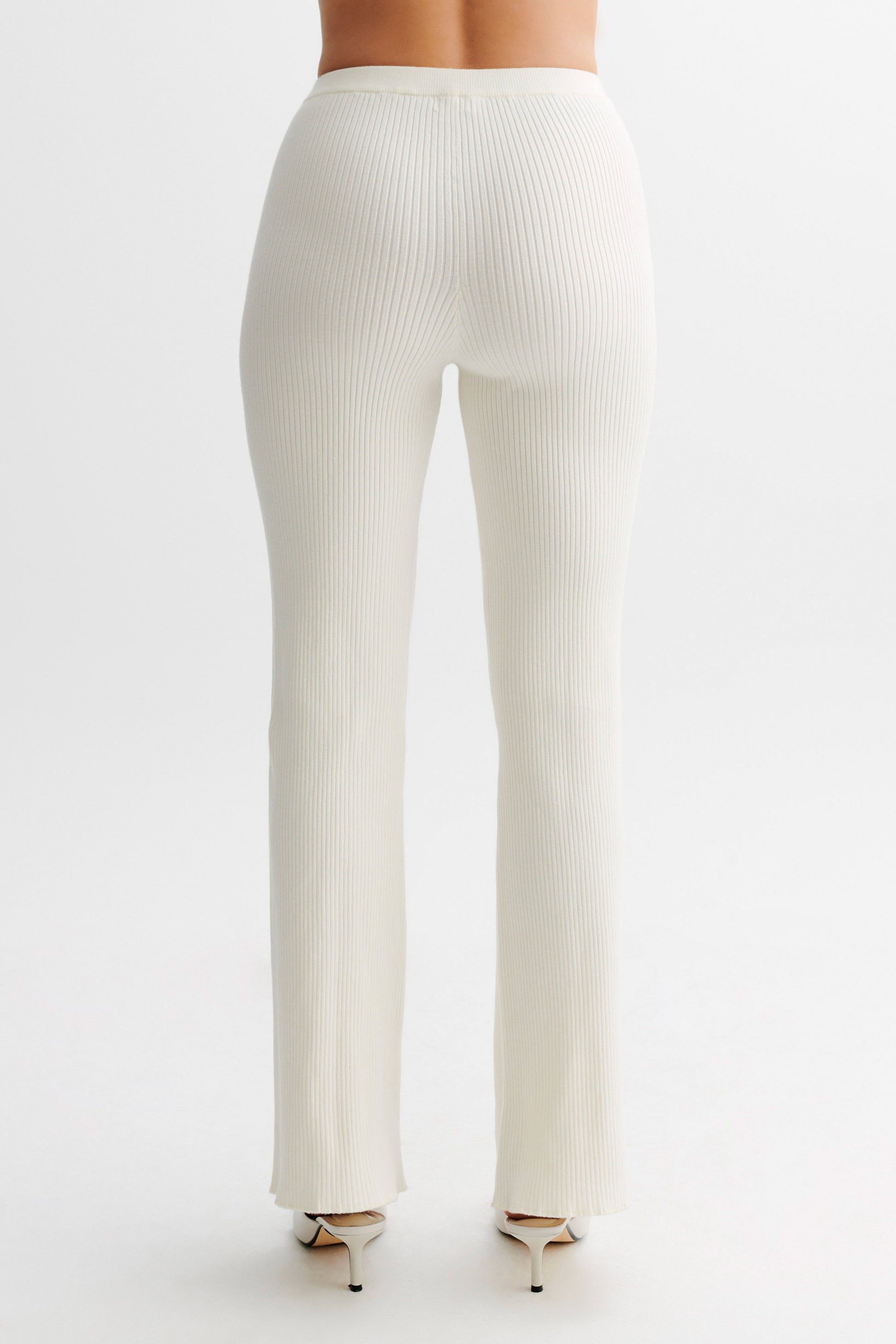 Calypso Knit Trousers - Ivory #2