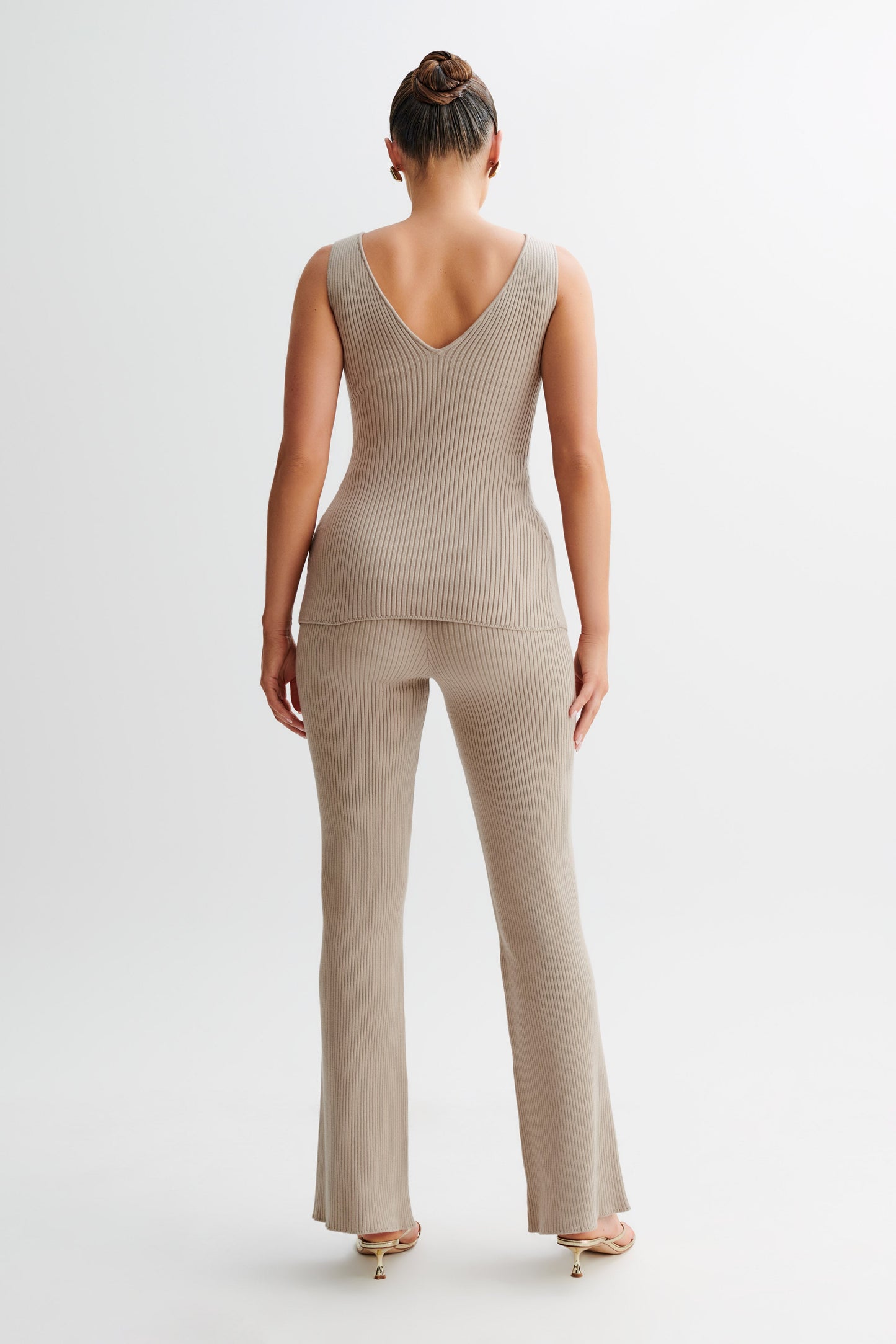 Calypso Knit Trousers - Tawny Grey