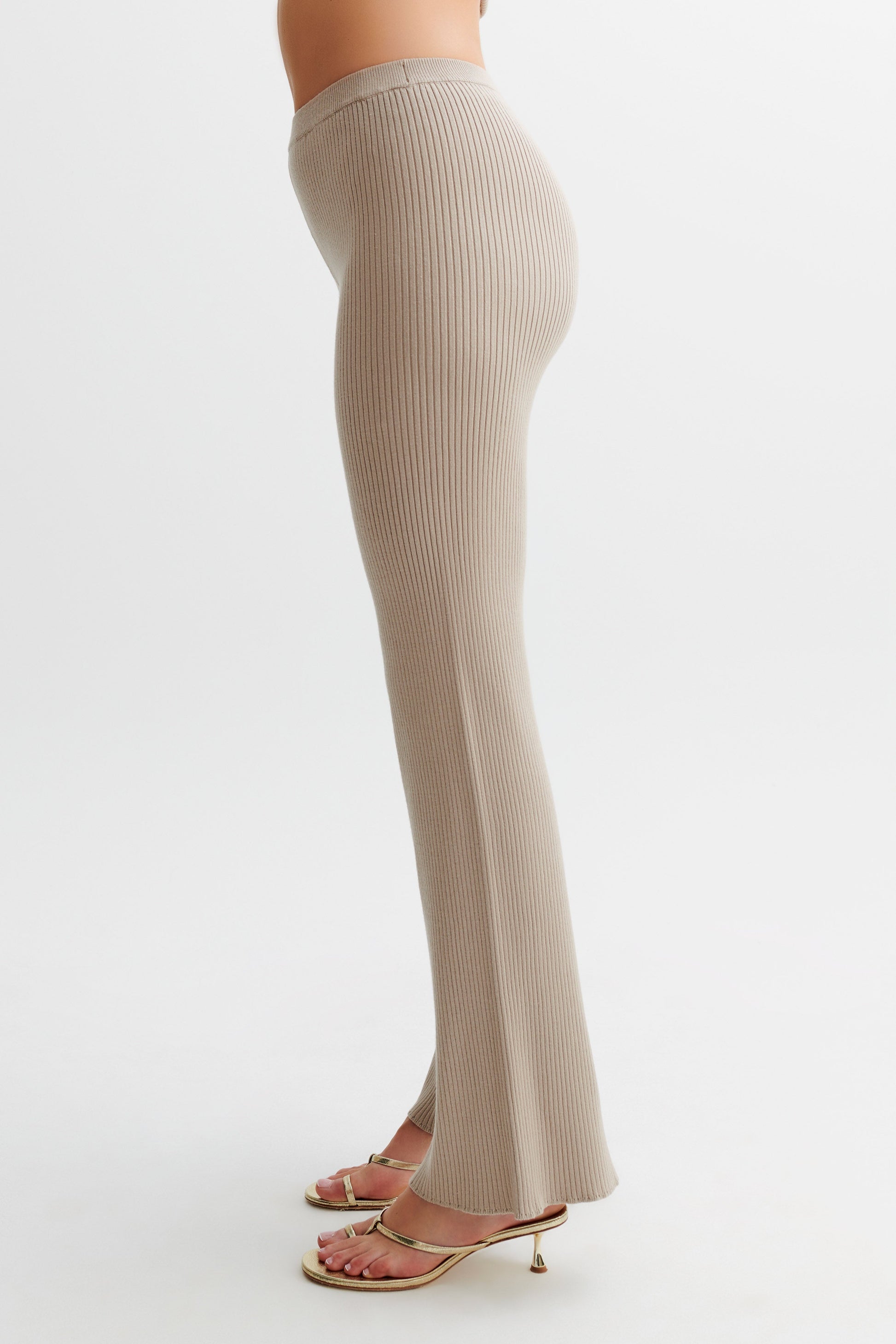 Calypso Knit Trousers - Tawny Grey #7