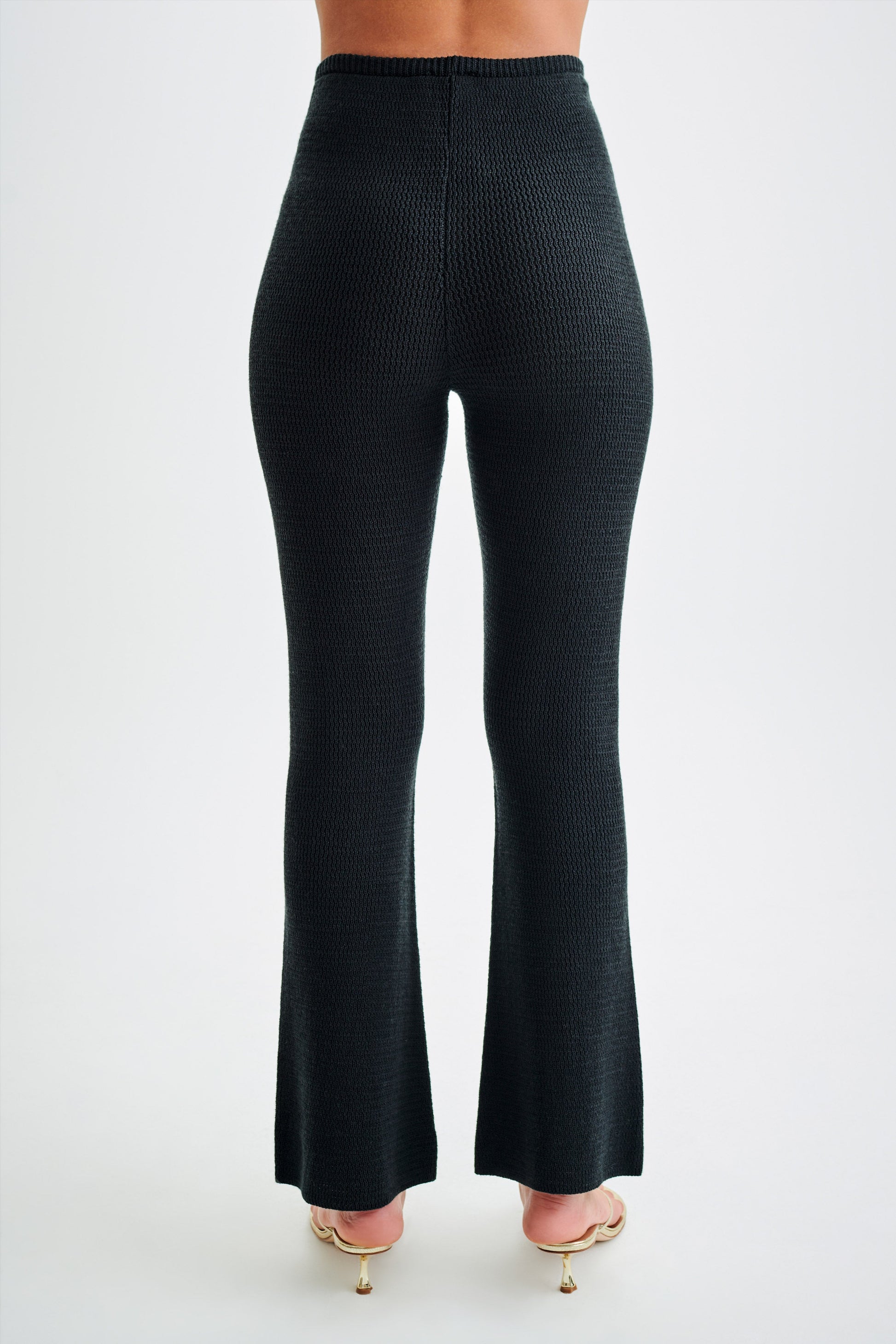Ridley Straight Leg Knit Pant - Black #3