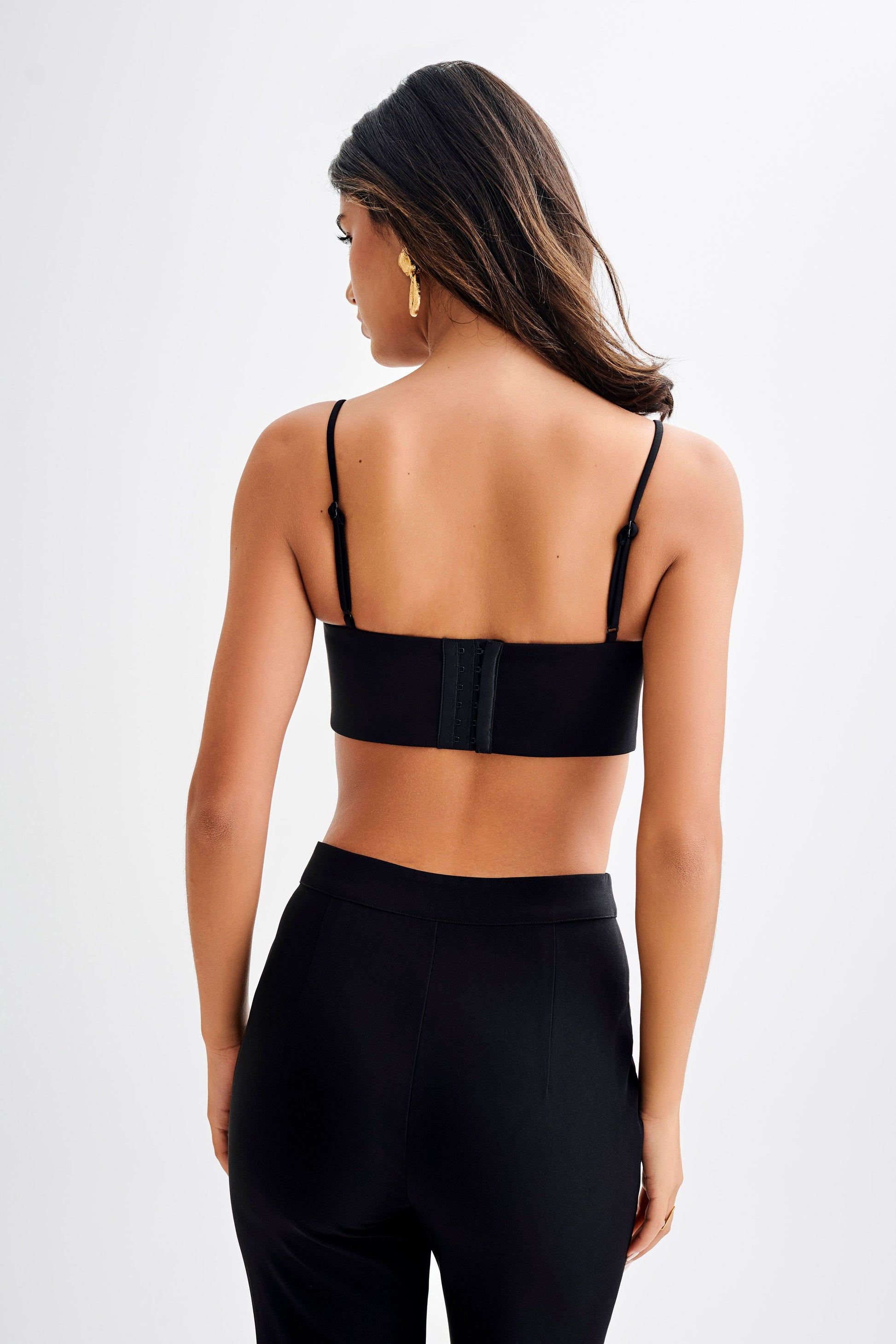 Perry Suiting Crop Top - Black #2