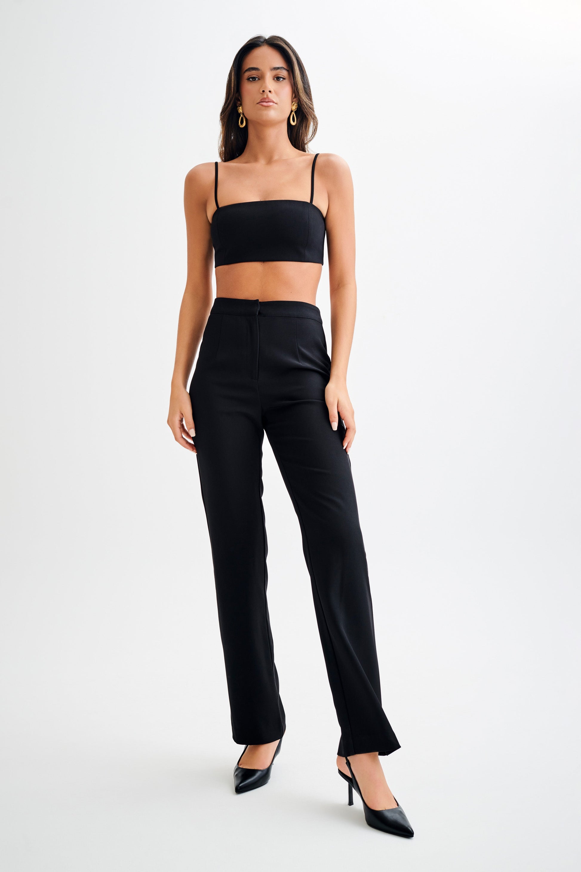 Allanah Straight Leg Pant - Black #3