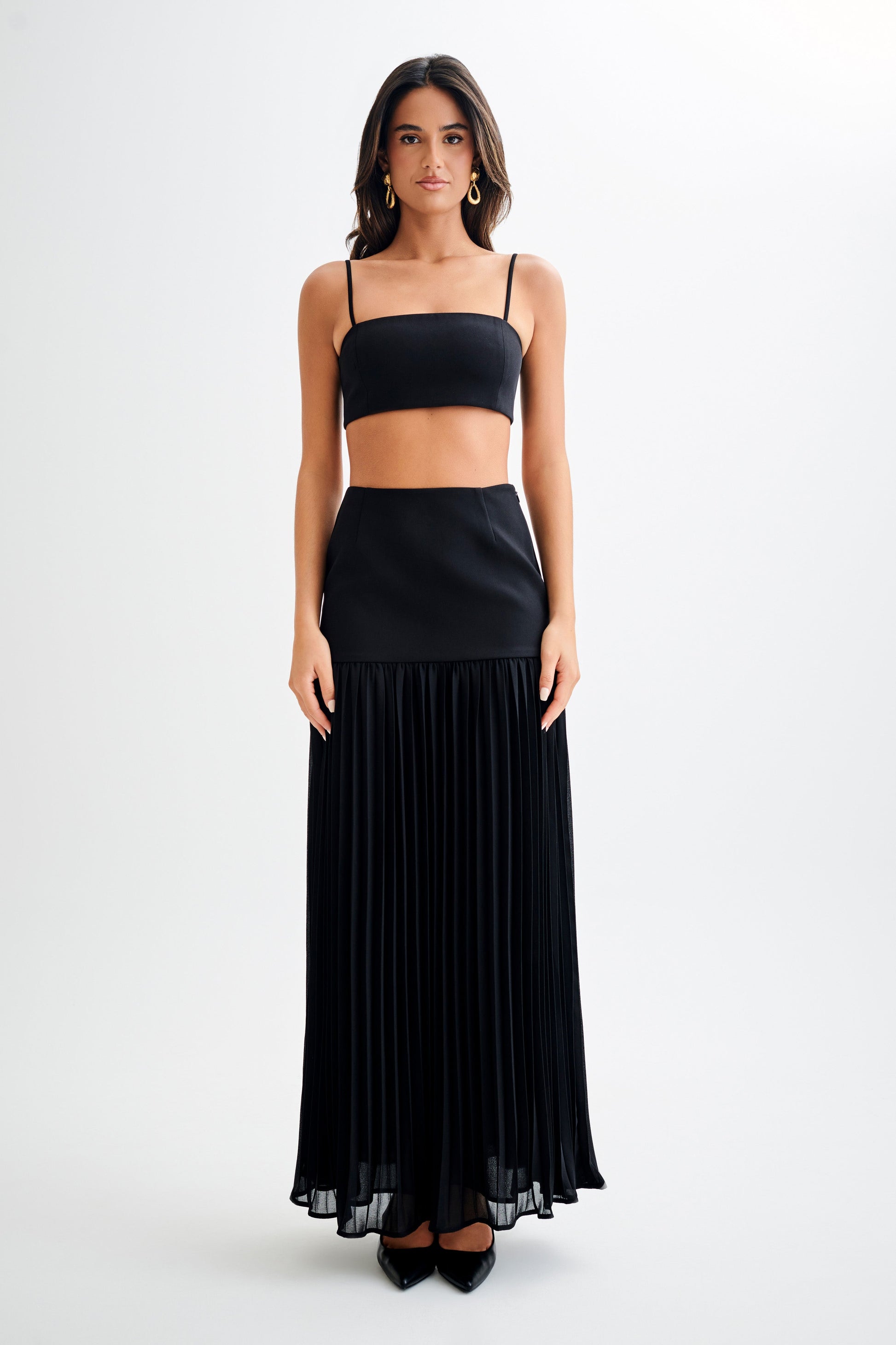 Perry Suiting Crop Top - Black #6