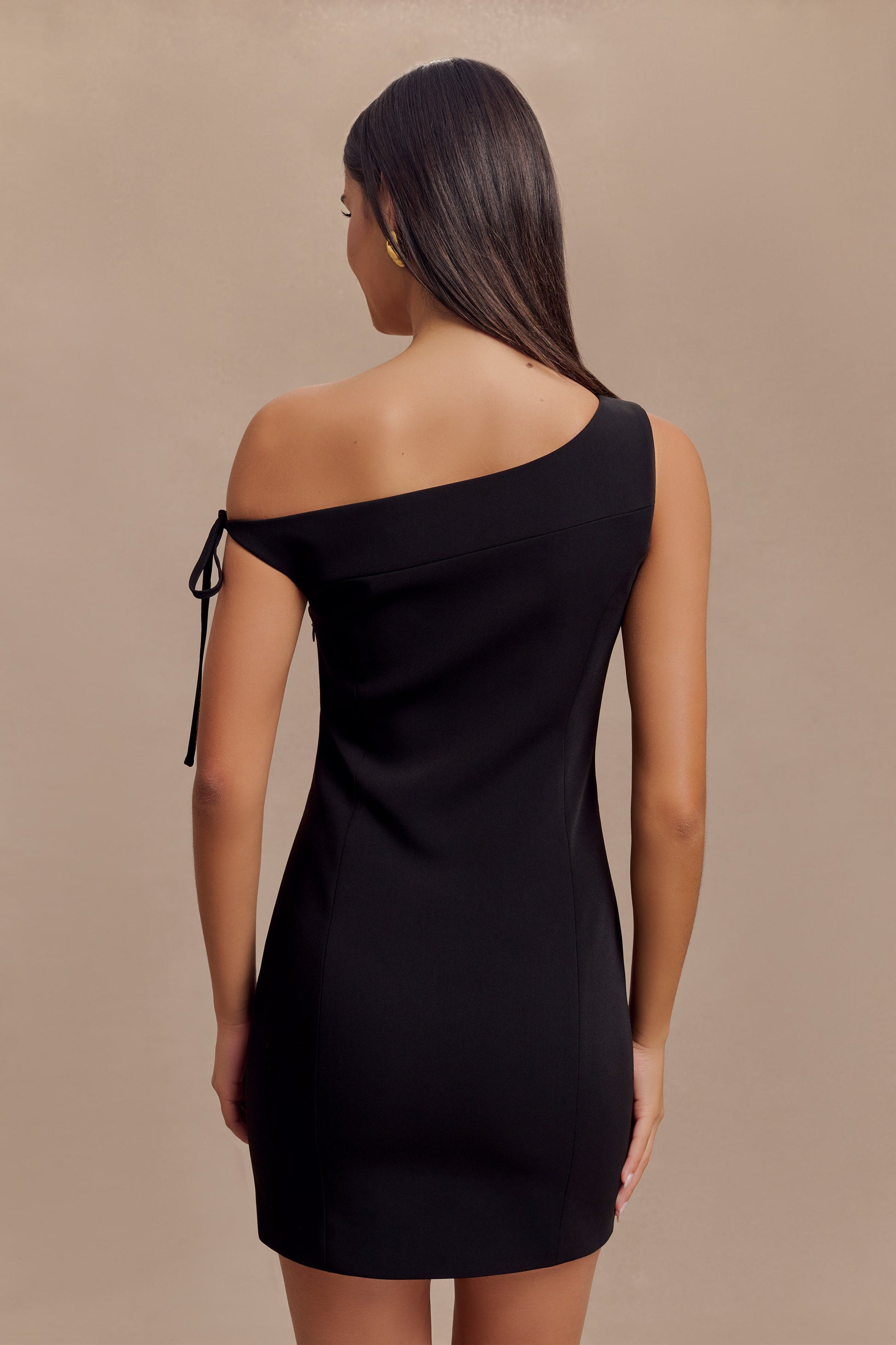 Baker Suiting Off Shoulder Dress - Black #2