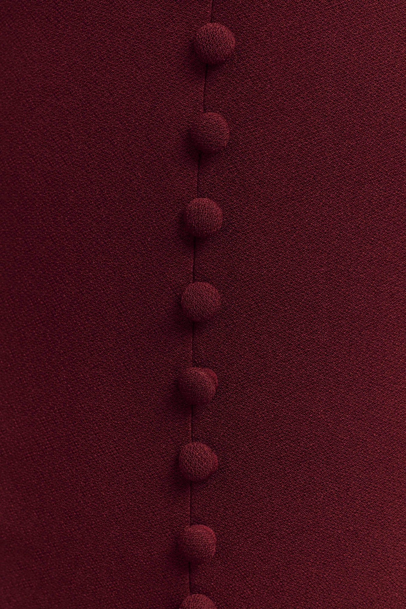 Annita Crepe Halter Midi Dress - Merlot #5